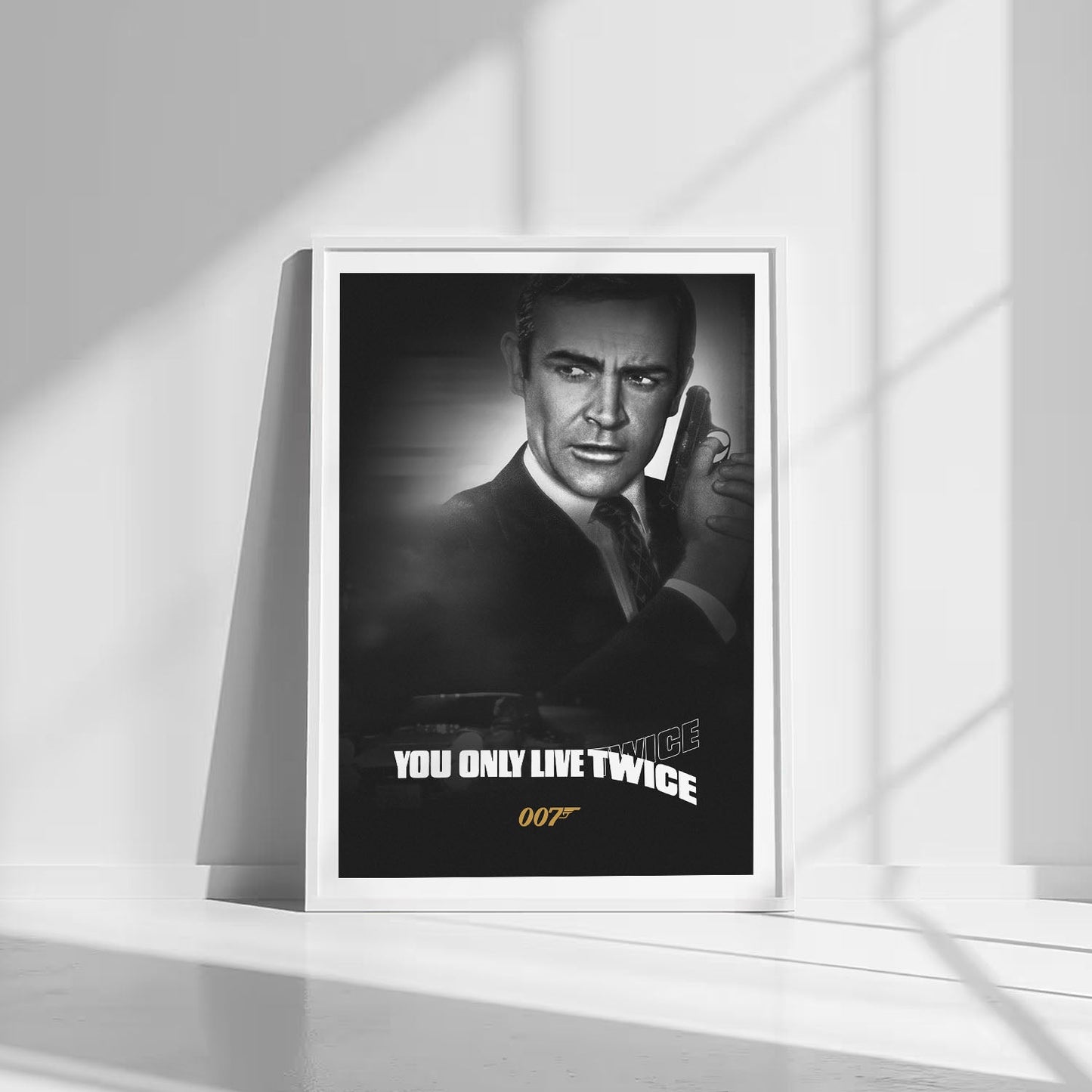 Flex Designs Poster You Only Live Twice B&W 8 x 10" Home Goods - Movie 1967 Movie Poster