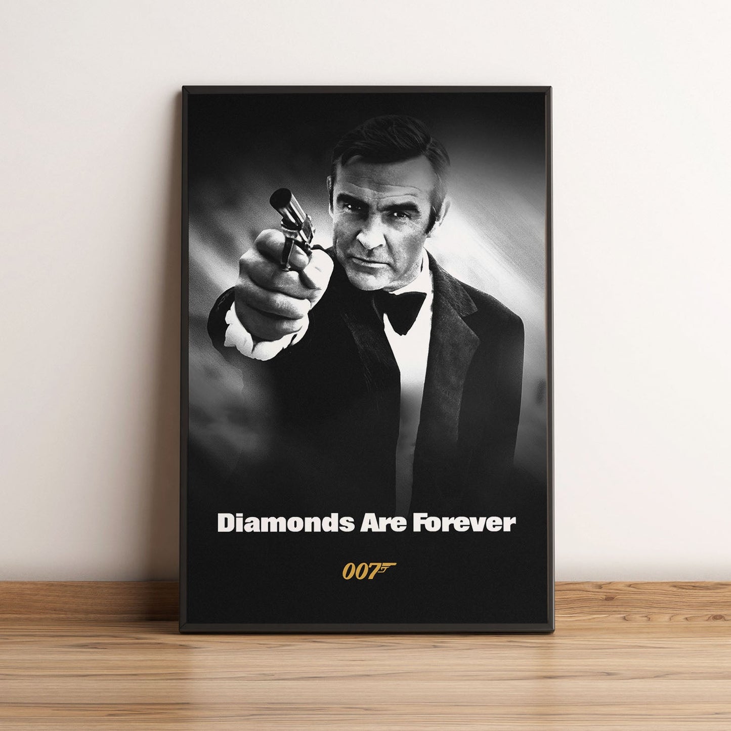 Flex Designs Poster Diamonds Are Forever B&W 5 x 7" Home Goods - Movie 1971 Movie Poster
