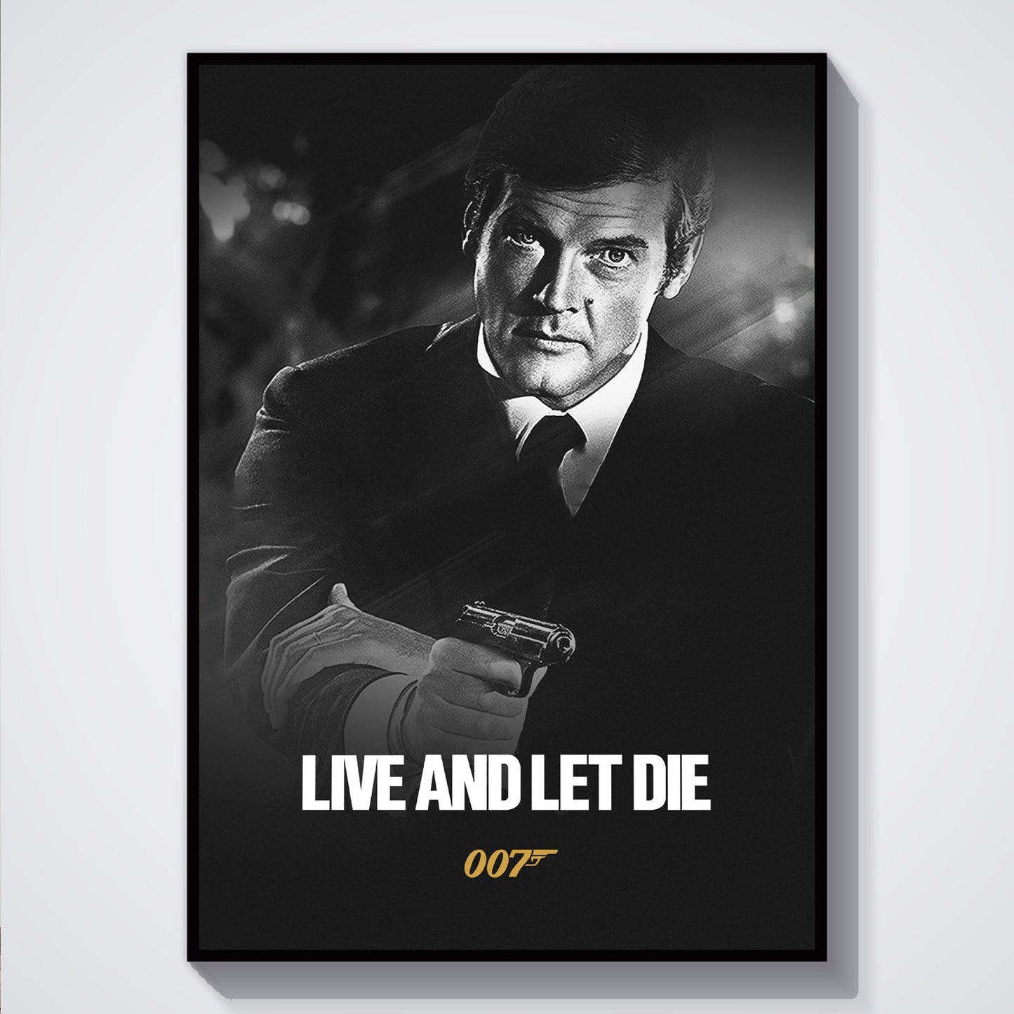 Flex Designs Poster Live and Let Die B&W 5 x 7" Home Goods - Movie 1973 Movie Poster
