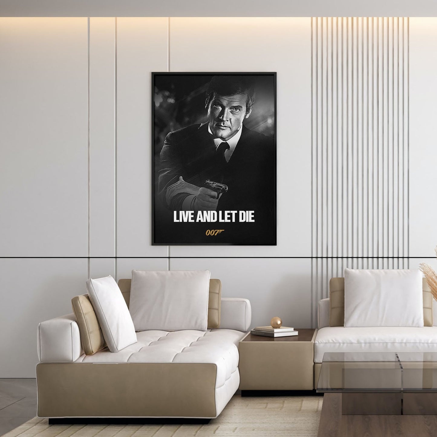 Flex Designs Poster Live and Let Die B&W 5 x 7" Home Goods - Movie 1973 Movie Poster