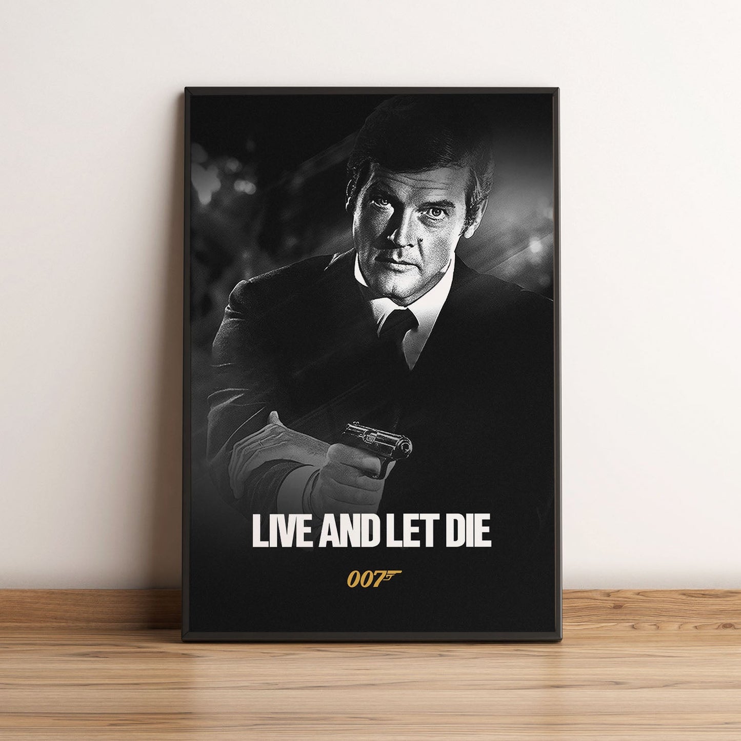 Flex Designs Poster Live and Let Die B&W 5 x 7" Home Goods - Movie 1973 Movie Poster