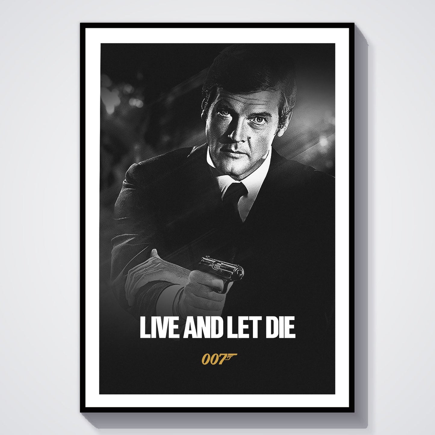 Flex Designs Poster Live and Let Die B&W 8 x 10" Home Goods - Movie 1973 Movie Poster