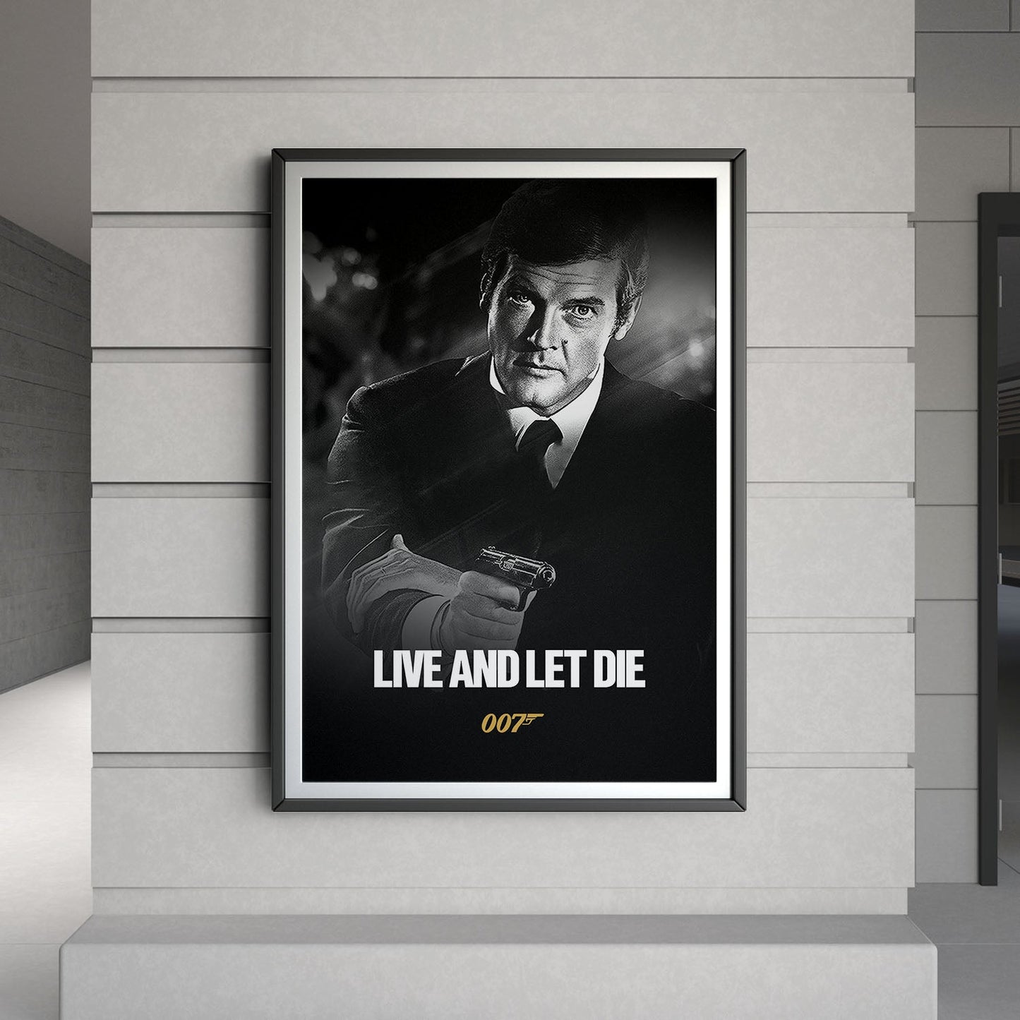 Flex Designs Poster Live and Let Die B&W 8 x 10" Home Goods - Movie 1973 Movie Poster