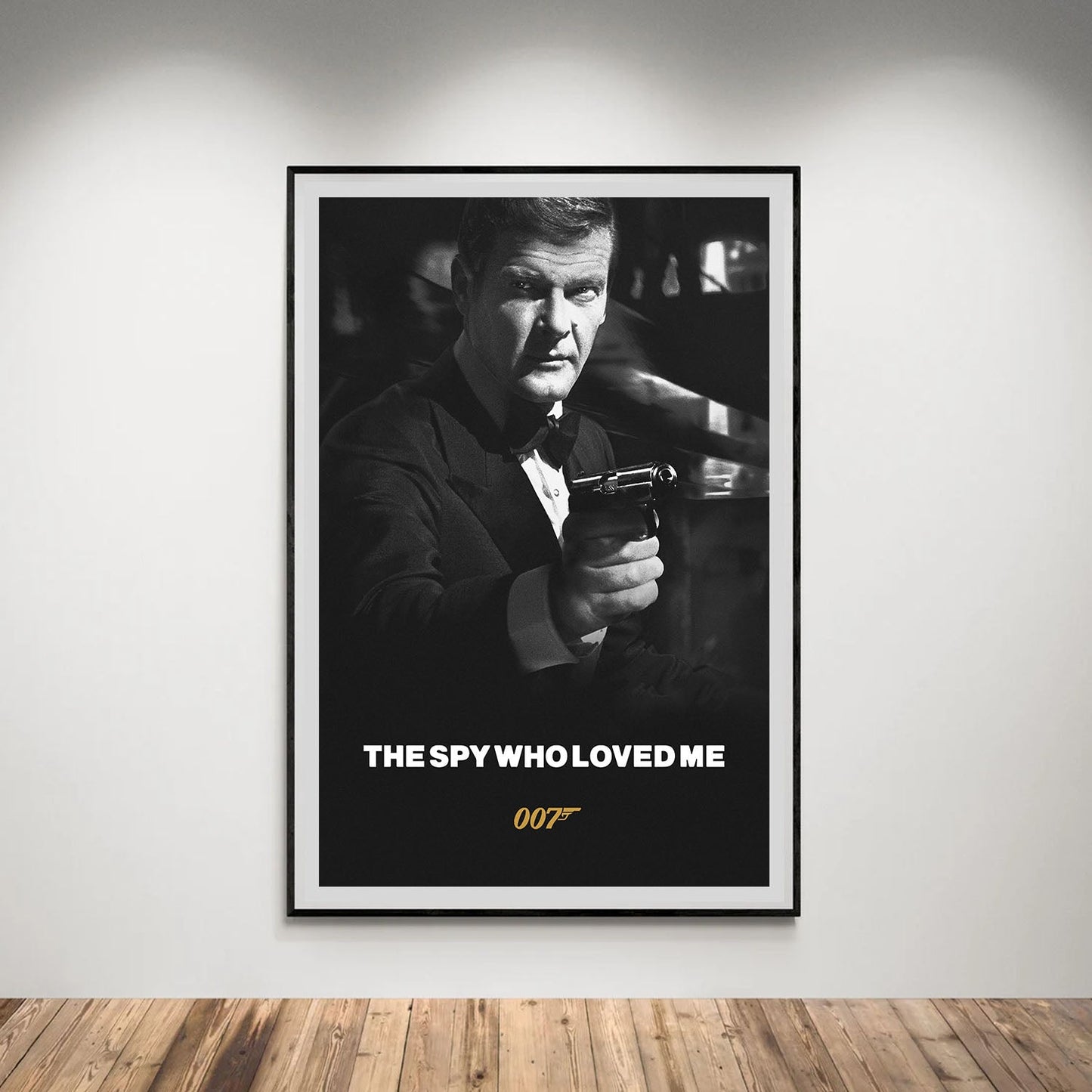 Flex Designs Poster The Spy Who Loved Me B&W 5 x 7" Home Goods - Movie 1977 Movie Poster