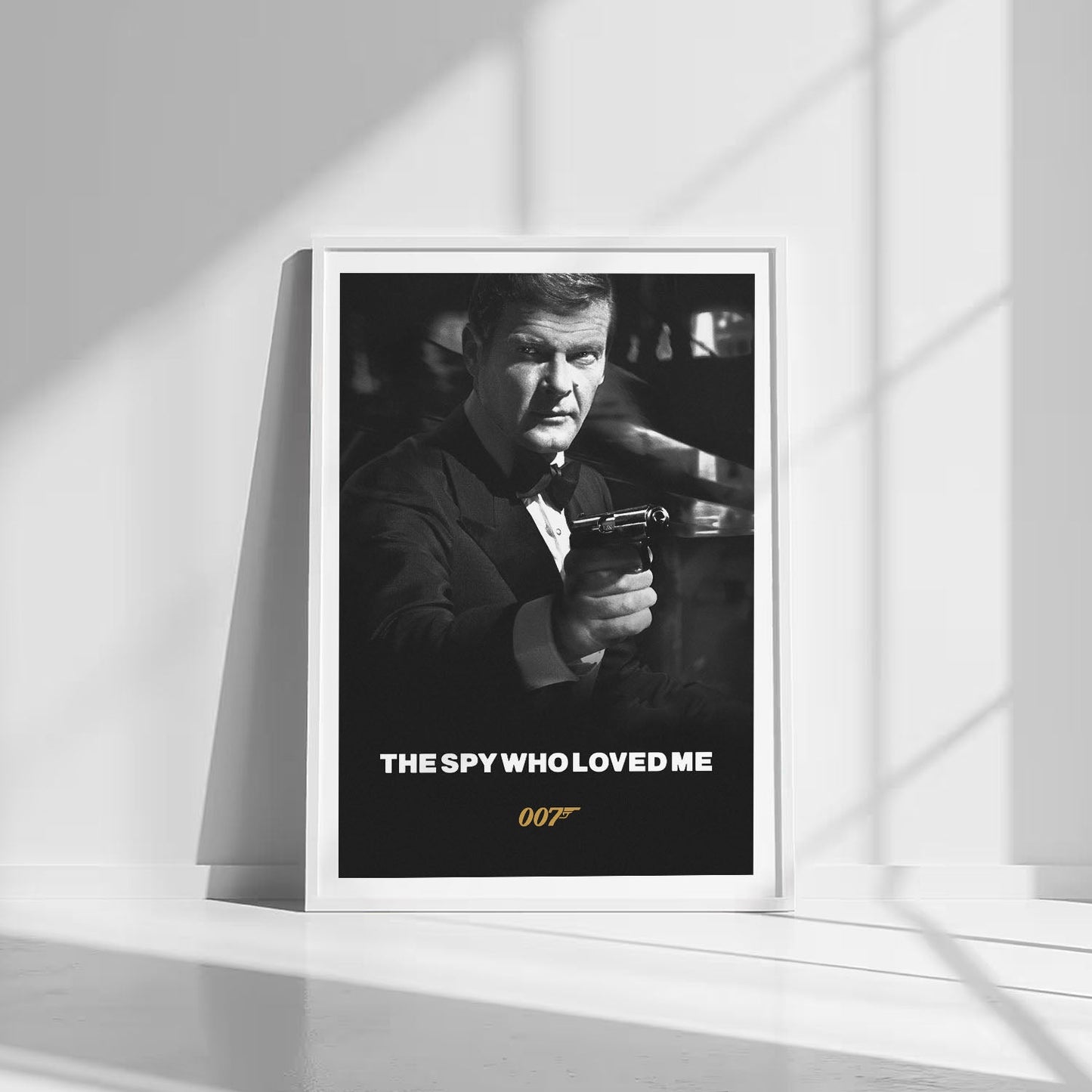Flex Designs Poster The Spy Who Loved Me B&W 8 x 10" Home Goods - Movie 1977 Movie Poster