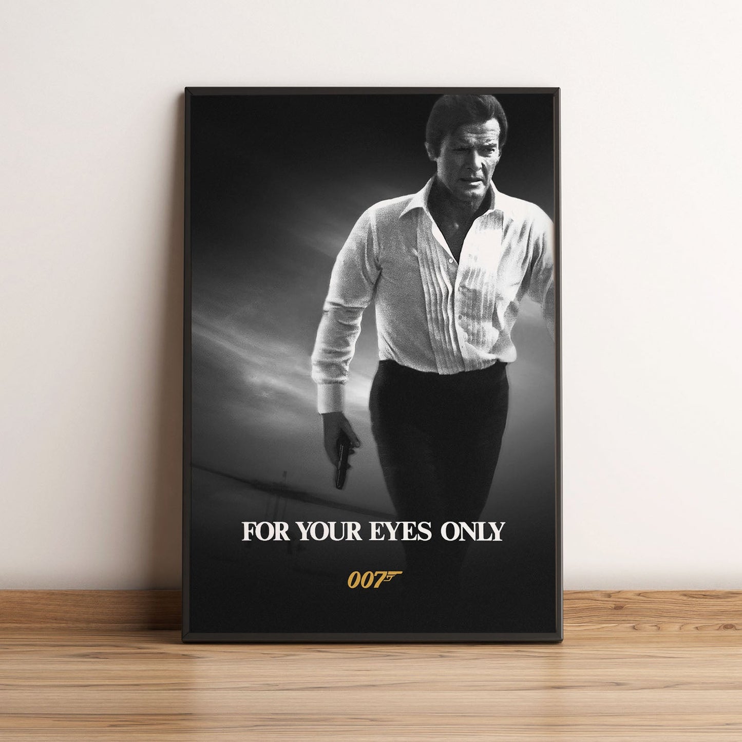 Flex Designs Poster For Your Eyes Only B&W 5 x 7" Home Goods - Movie 1981 Movie Poster