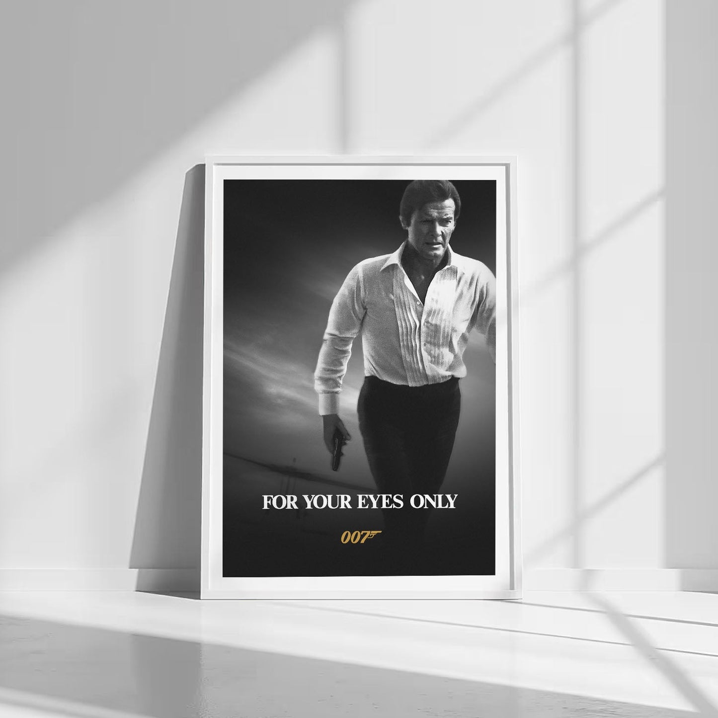 Flex Designs Poster For Your Eyes Only B&W 8 x 10" Home Goods - Movie 1981 Movie Poster