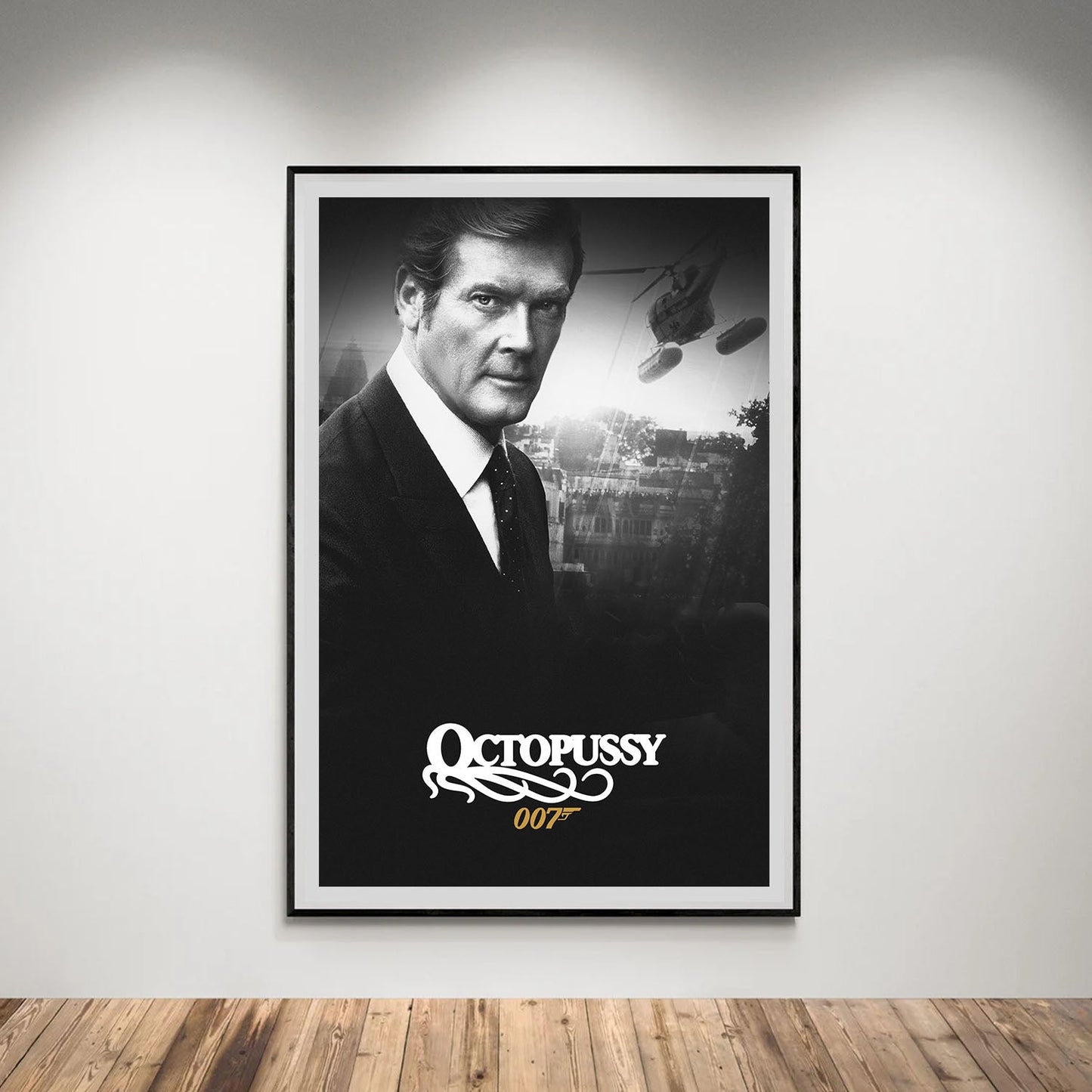 Flex Designs Poster Octopussy B&W 5 x 7" Home Goods - Movie 1983 Movie Poster