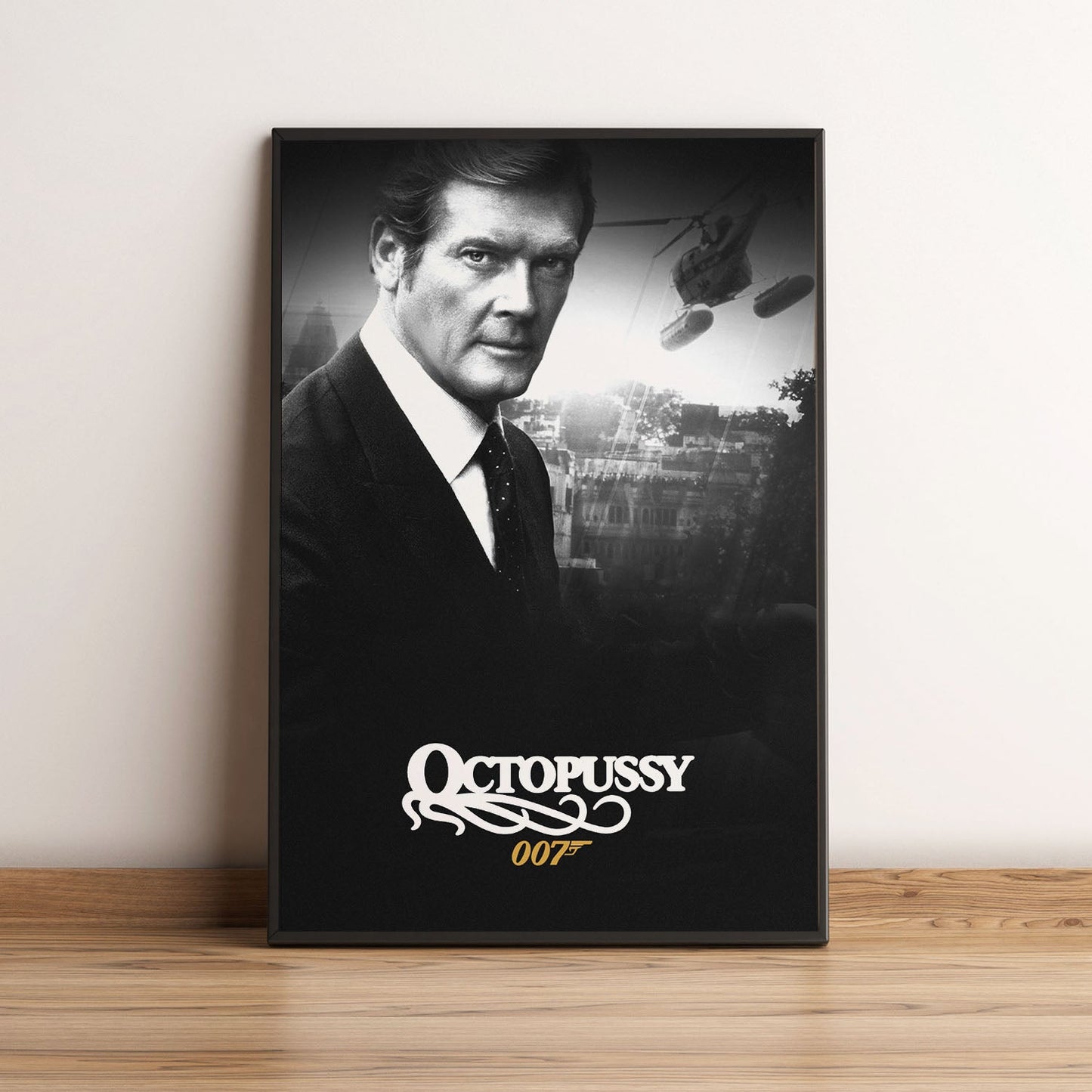 Flex Designs Poster Octopussy B&W 5 x 7" Home Goods - Movie 1983 Movie Poster