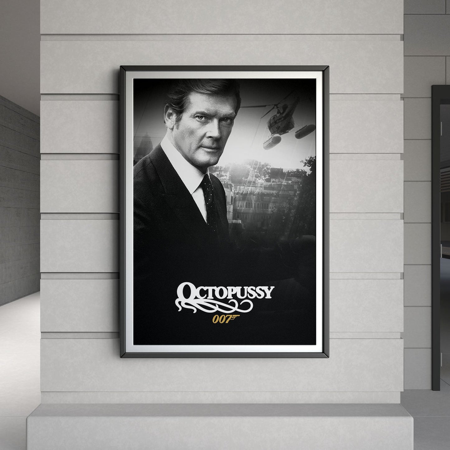 Flex Designs Poster Octopussy B&W 8 x 10" Home Goods - Movie 1983 Movie Poster