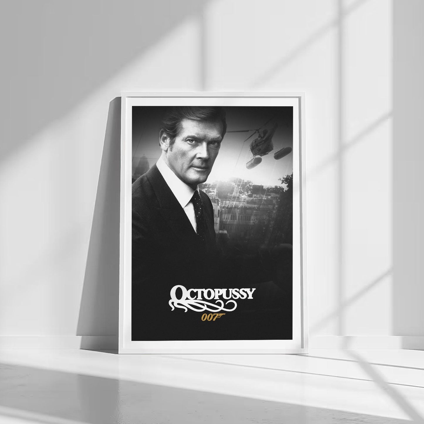 Flex Designs Poster Octopussy B&W 8 x 10" Home Goods - Movie 1983 Movie Poster