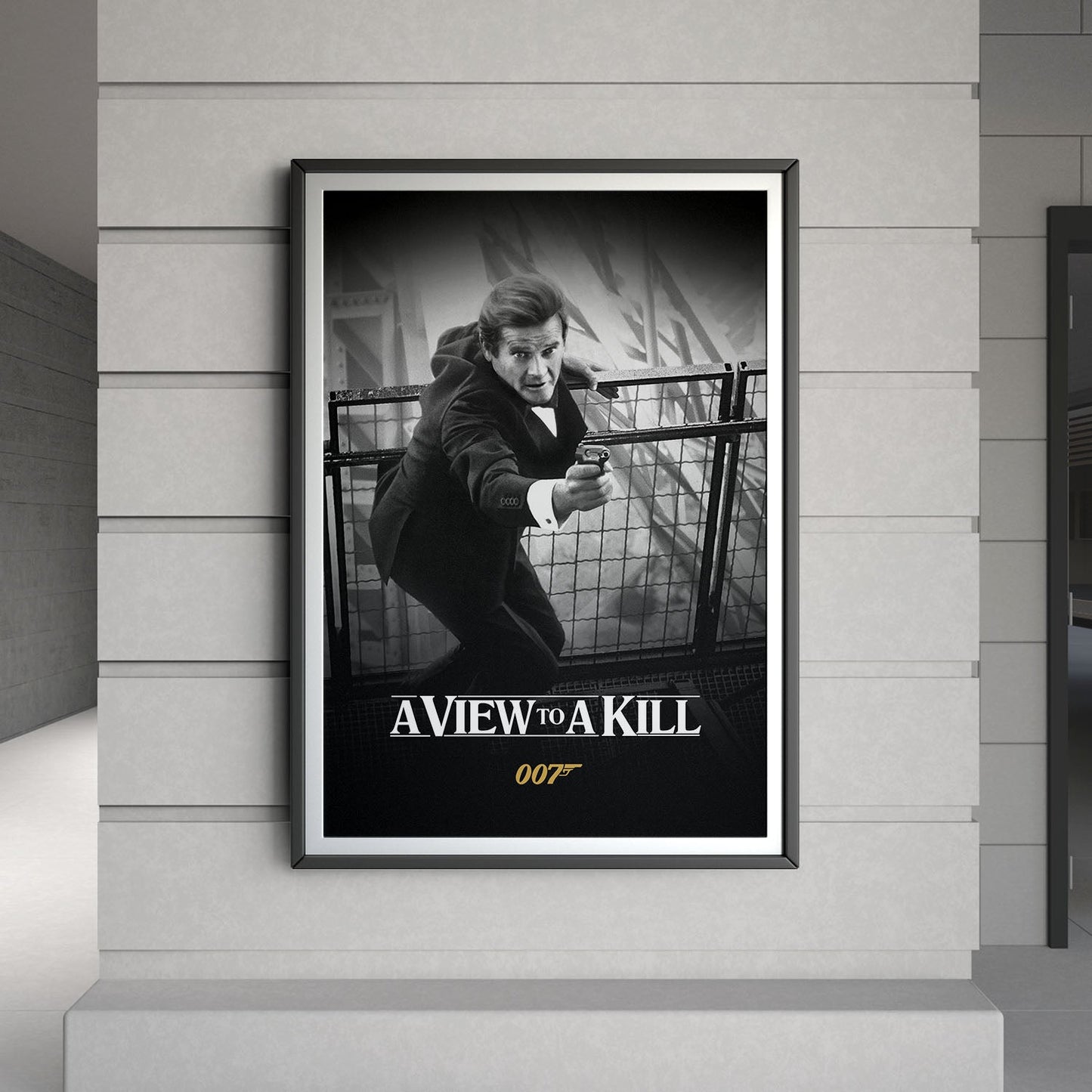 Flex Designs Poster A View to a Kill B&W 8 x 10" Home Goods - Movie 1985 Movie Poster