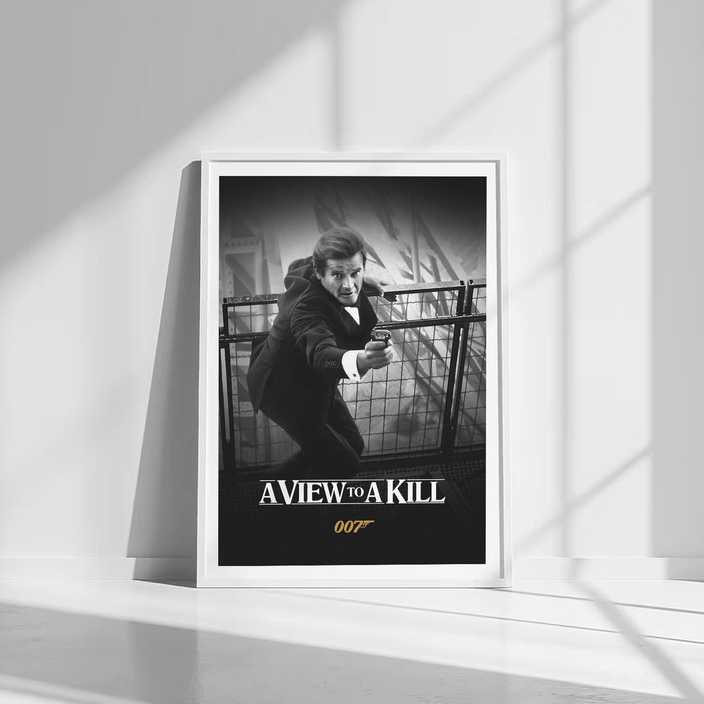Flex Designs Poster A View to a Kill B&W 8 x 10" Home Goods - Movie 1985 Movie Poster