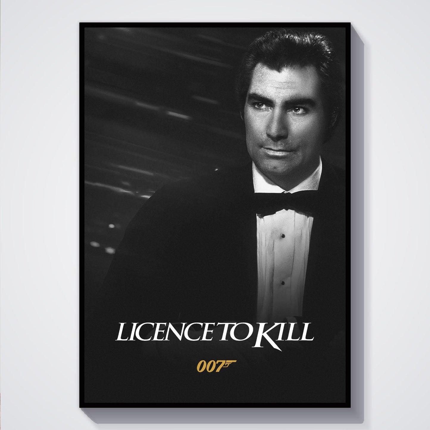 Flex Designs Poster Licence to Kill B&W 5 x 7" Home Goods - Movie 1989 Movie Poster