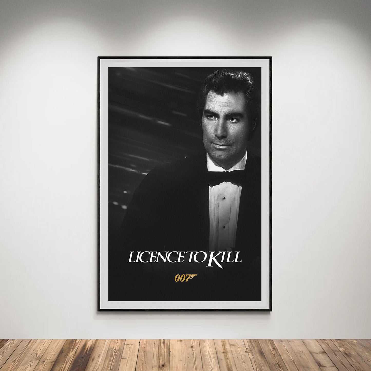 Flex Designs Poster Licence to Kill B&W 5 x 7" Home Goods - Movie 1989 Movie Poster