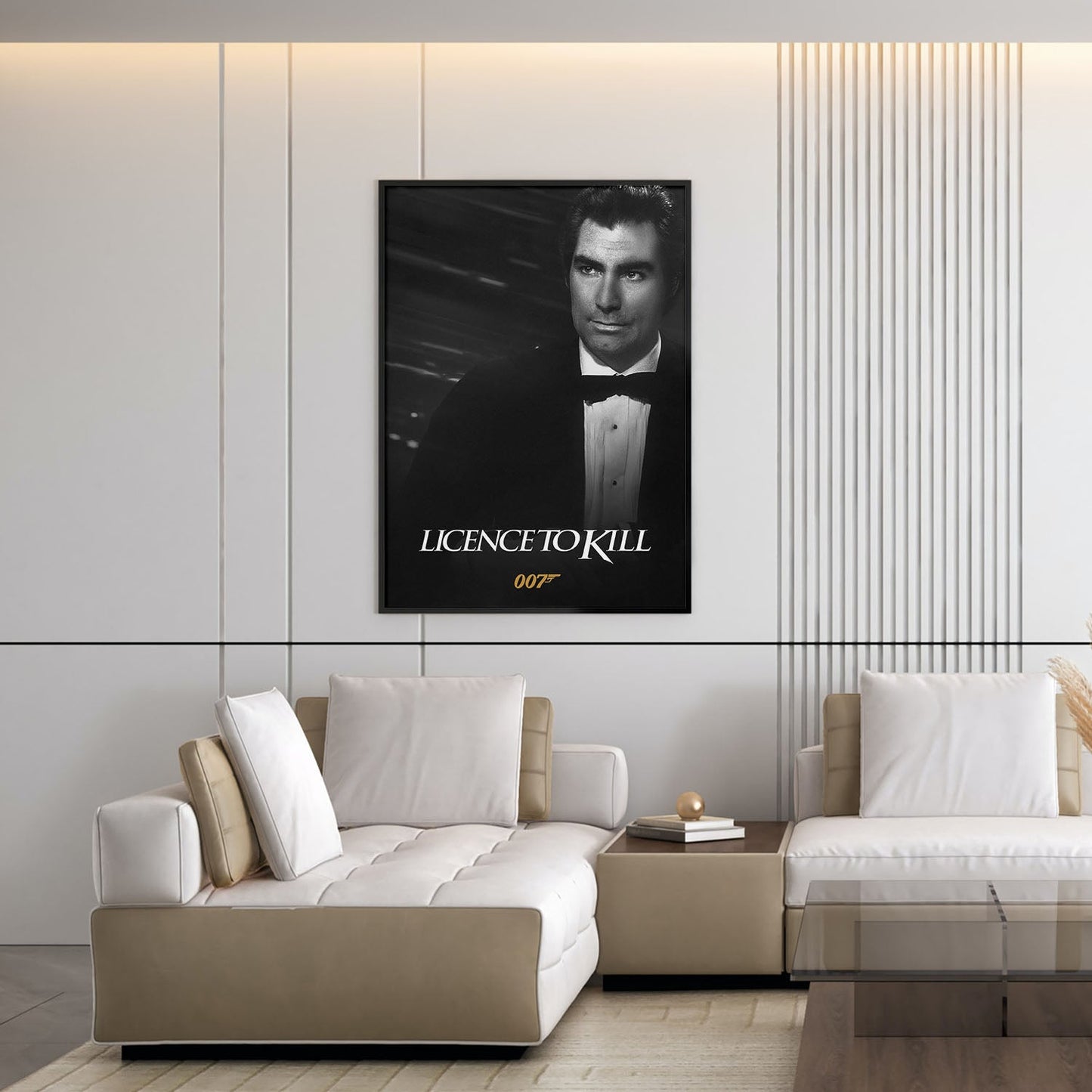 Flex Designs Poster Licence to Kill B&W 5 x 7" Home Goods - Movie 1989 Movie Poster