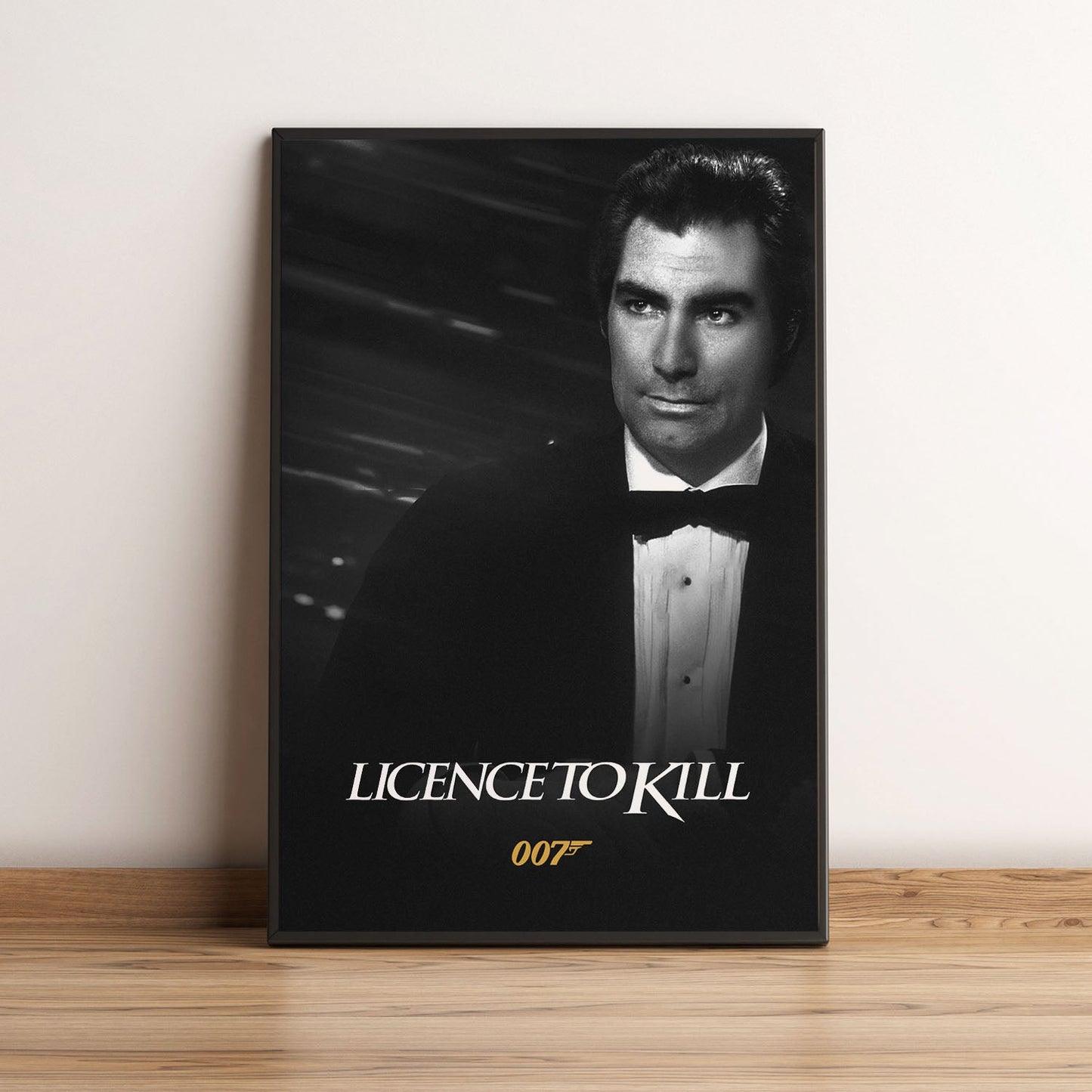 Flex Designs Poster Licence to Kill B&W 5 x 7" Home Goods - Movie 1989 Movie Poster