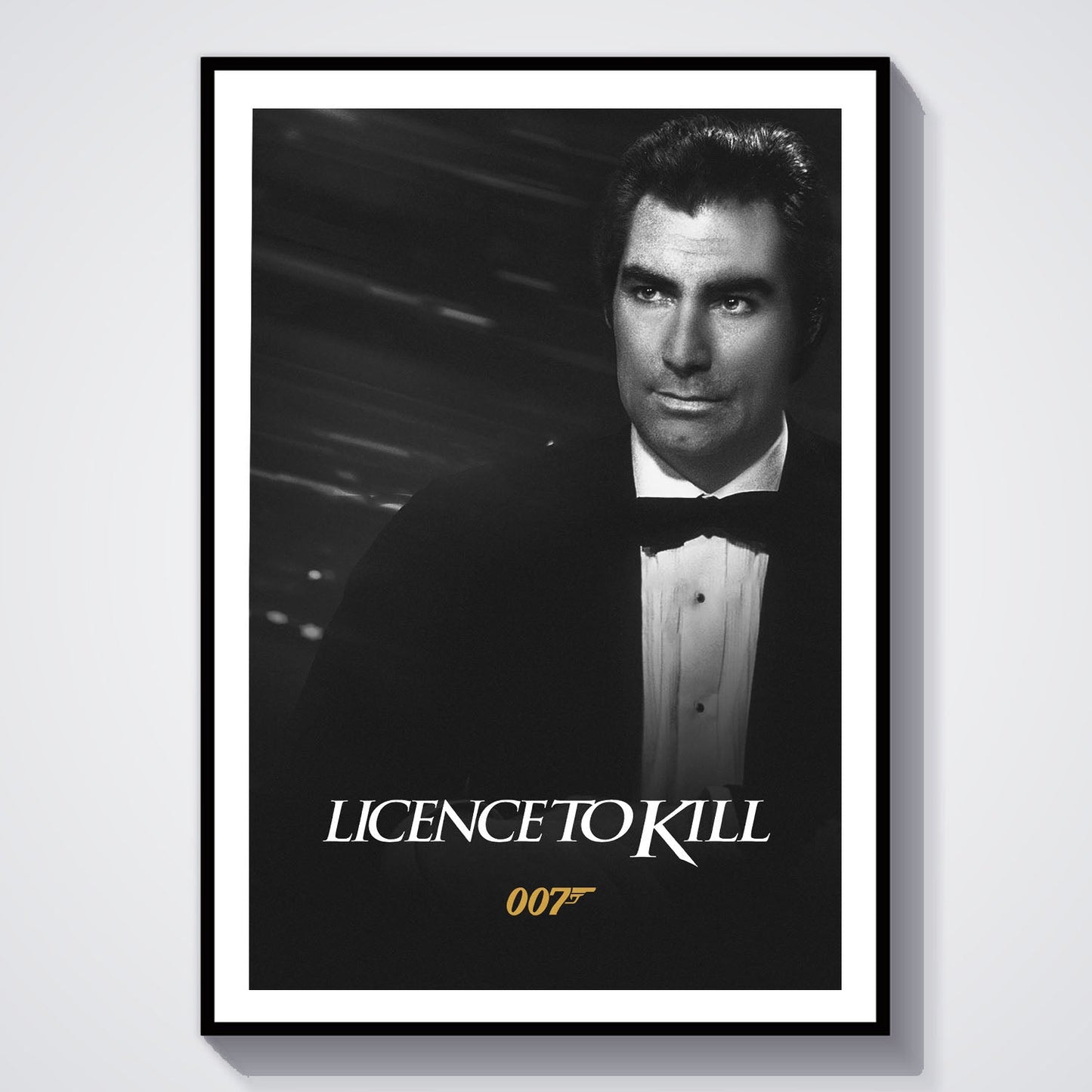 Flex Designs Poster Licence to Kill B&W 8 x 10" Home Goods - Movie 1989 Movie Poster