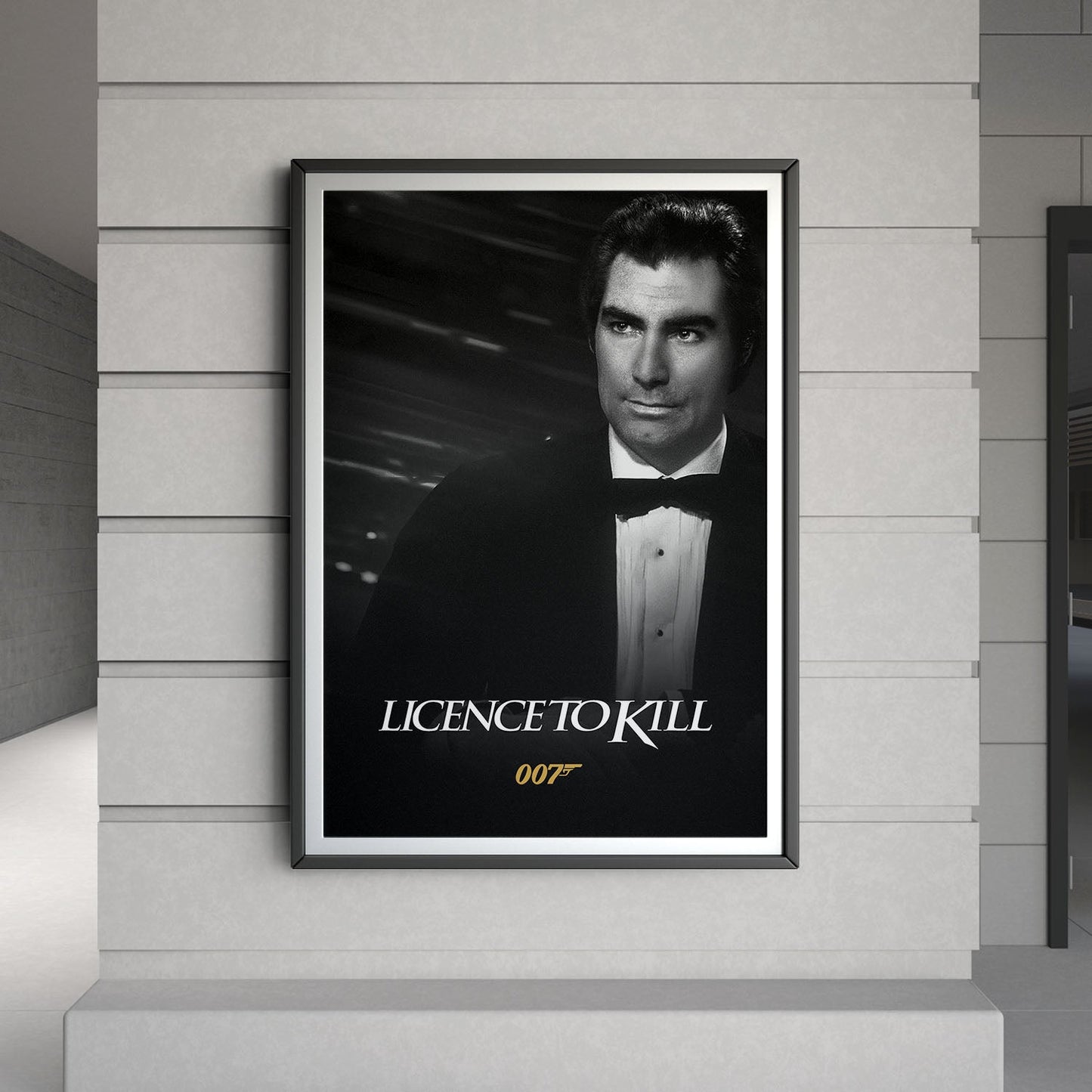 Flex Designs Poster Licence to Kill B&W 8 x 10" Home Goods - Movie 1989 Movie Poster