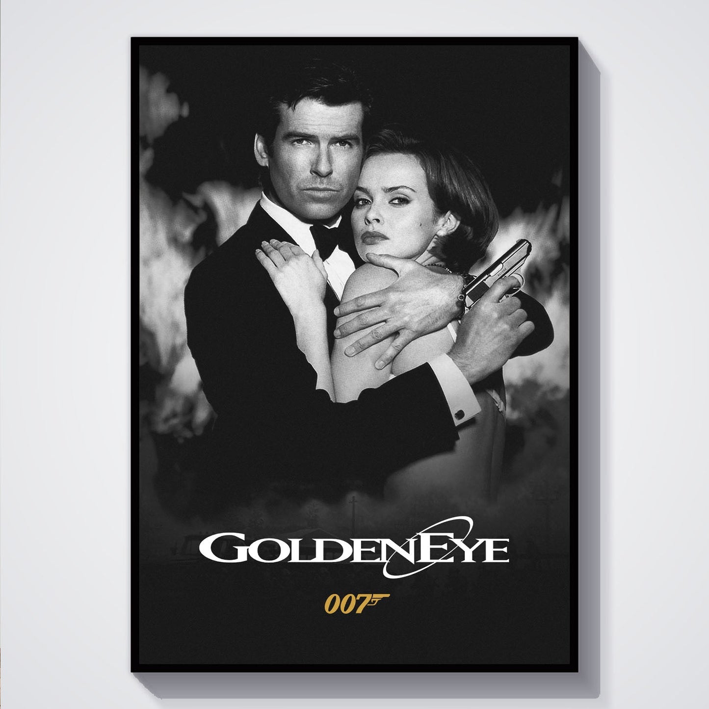 Flex Designs Poster GoldenEye B&W 5 x 7" Home Goods - Movie 1995 Movie Poster
