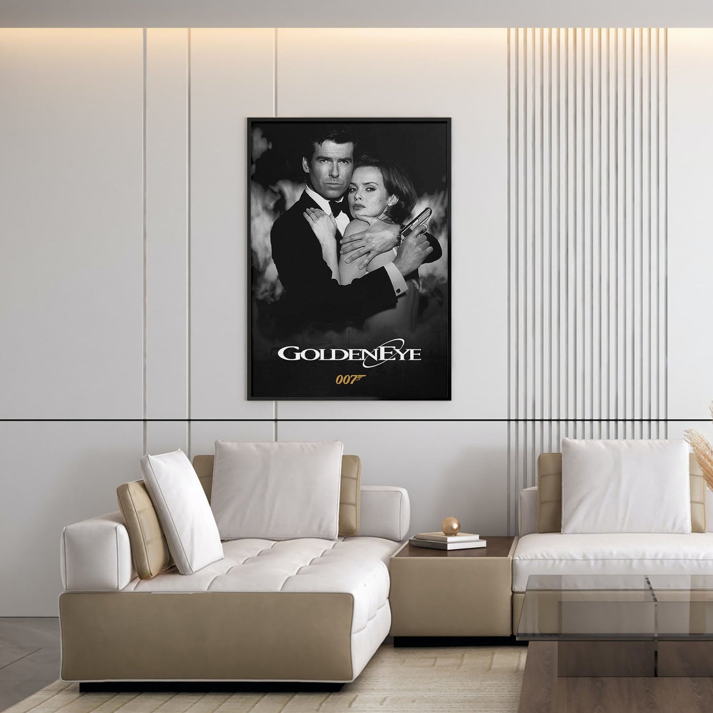 Flex Designs Poster GoldenEye B&W 5 x 7" Home Goods - Movie 1995 Movie Poster
