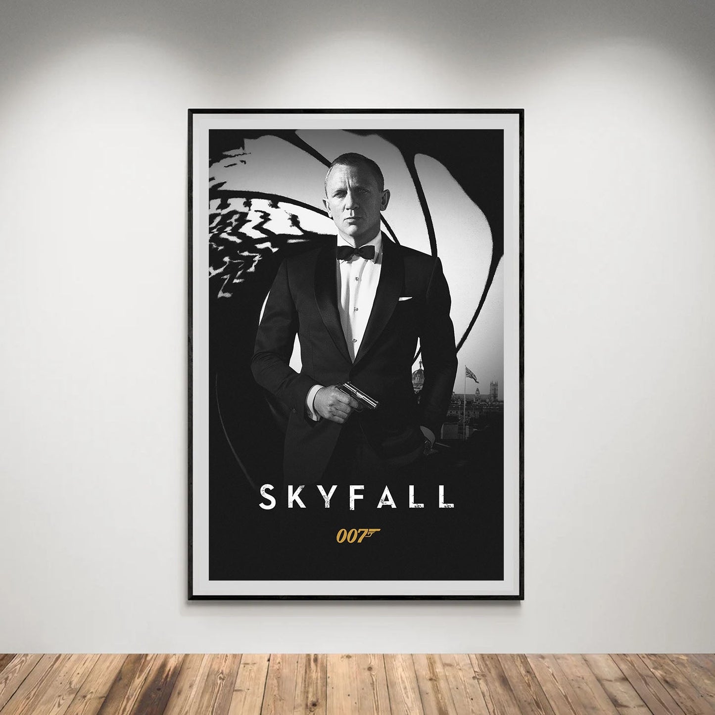 Flex Designs Poster Skyfall B&W 5 x 7" Home Goods - Movie 2012 Movie Poster
