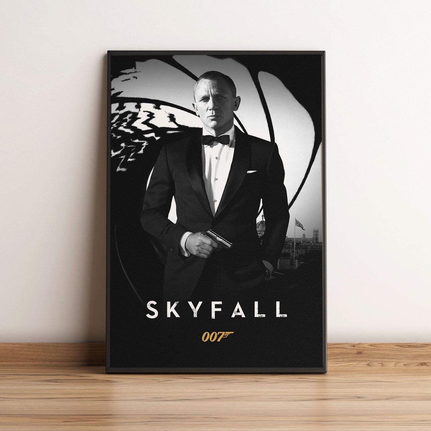 Flex Designs Poster Skyfall B&W 5 x 7" Home Goods - Movie 2012 Movie Poster