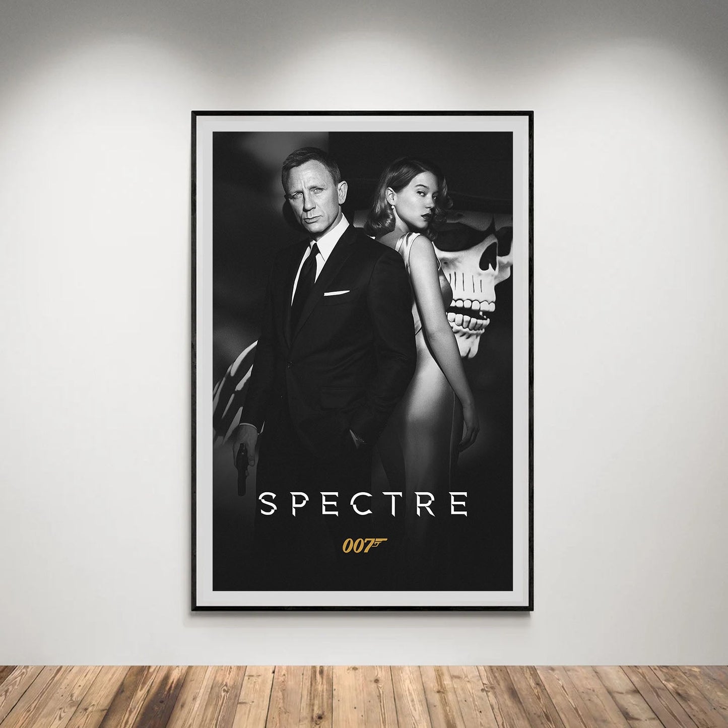 Flex Designs Poster Spectre B&W 5 x 7" Home Goods - Movie 2015 Movie Poster