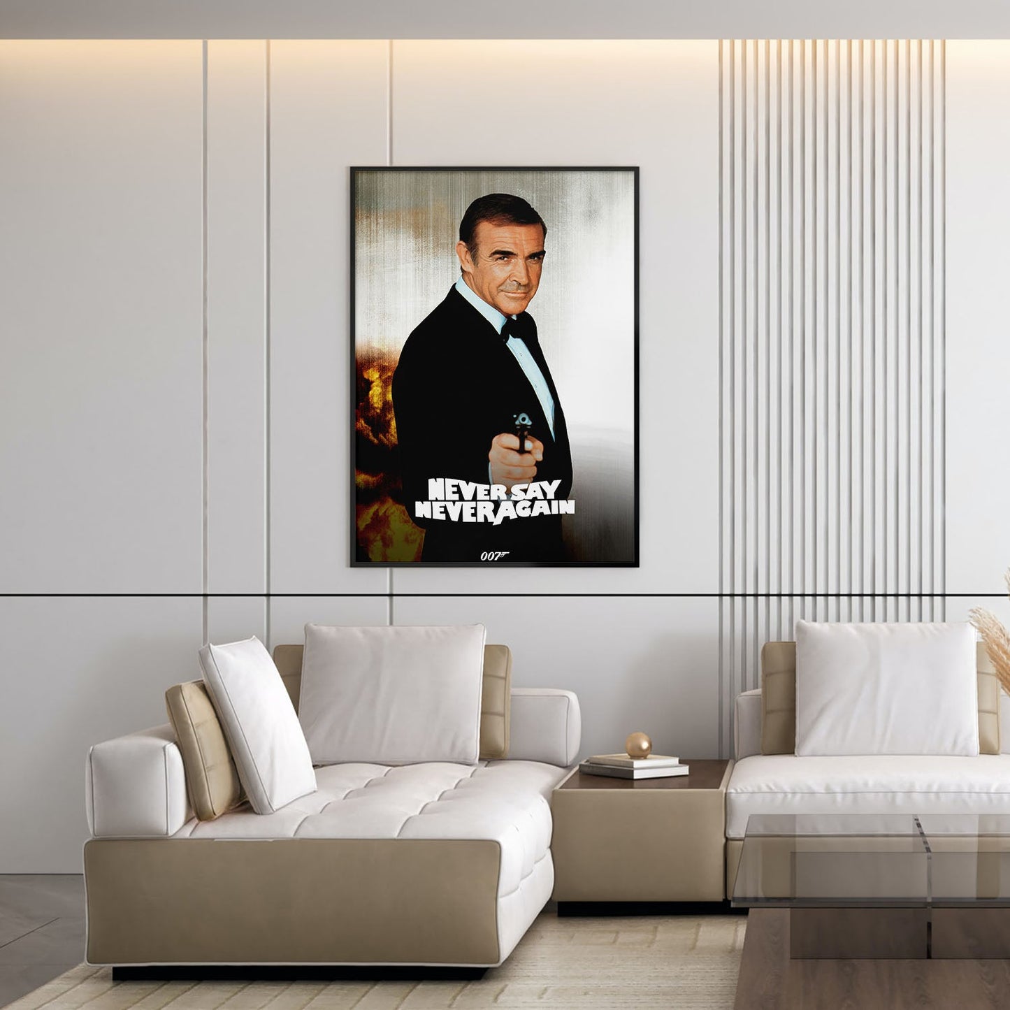 Flex Designs Poster Never Say Never Again Classic 5 x 7" Home Goods - Movie 1983 Movie Poster