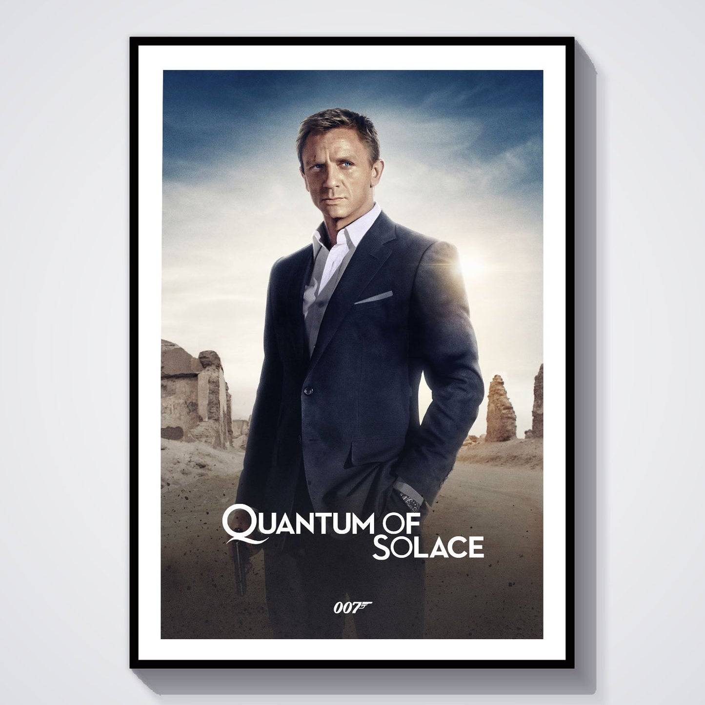 Flex Designs Poster Quantum of Solace Classic 8 x 10" Home Goods - Movie 2008 Movie Poster