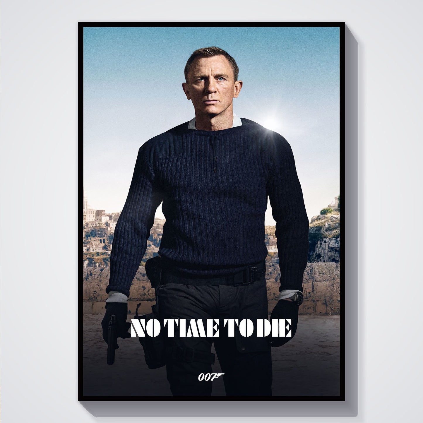 Flex Designs Poster No Time to Die Classic 5 x 7" Home Goods - Movie 2021 Movie Poster