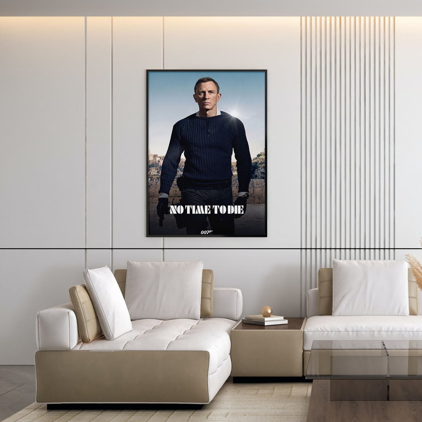 Flex Designs Poster No Time to Die Classic 5 x 7" Home Goods - Movie 2021 Movie Poster
