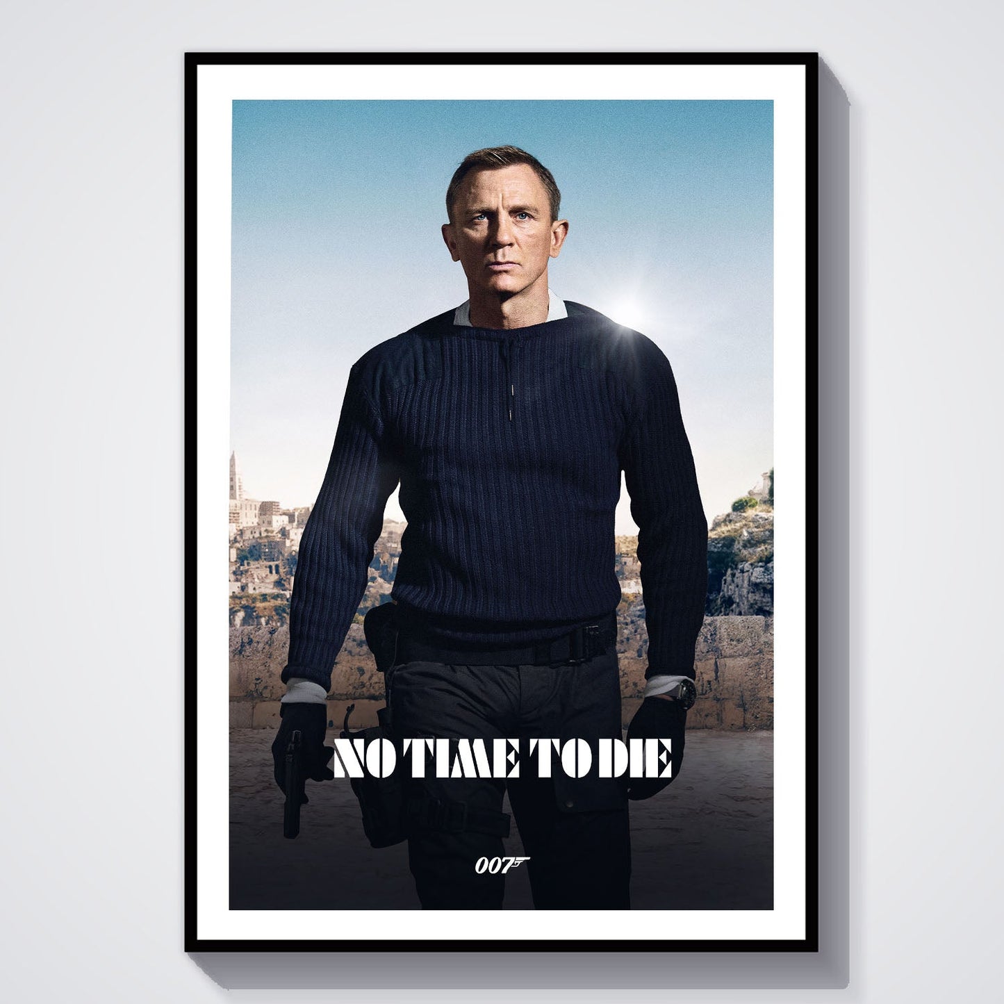 Flex Designs Poster No Time to Die Classic 8 x 10" Home Goods - Movie 2021 Movie Poster