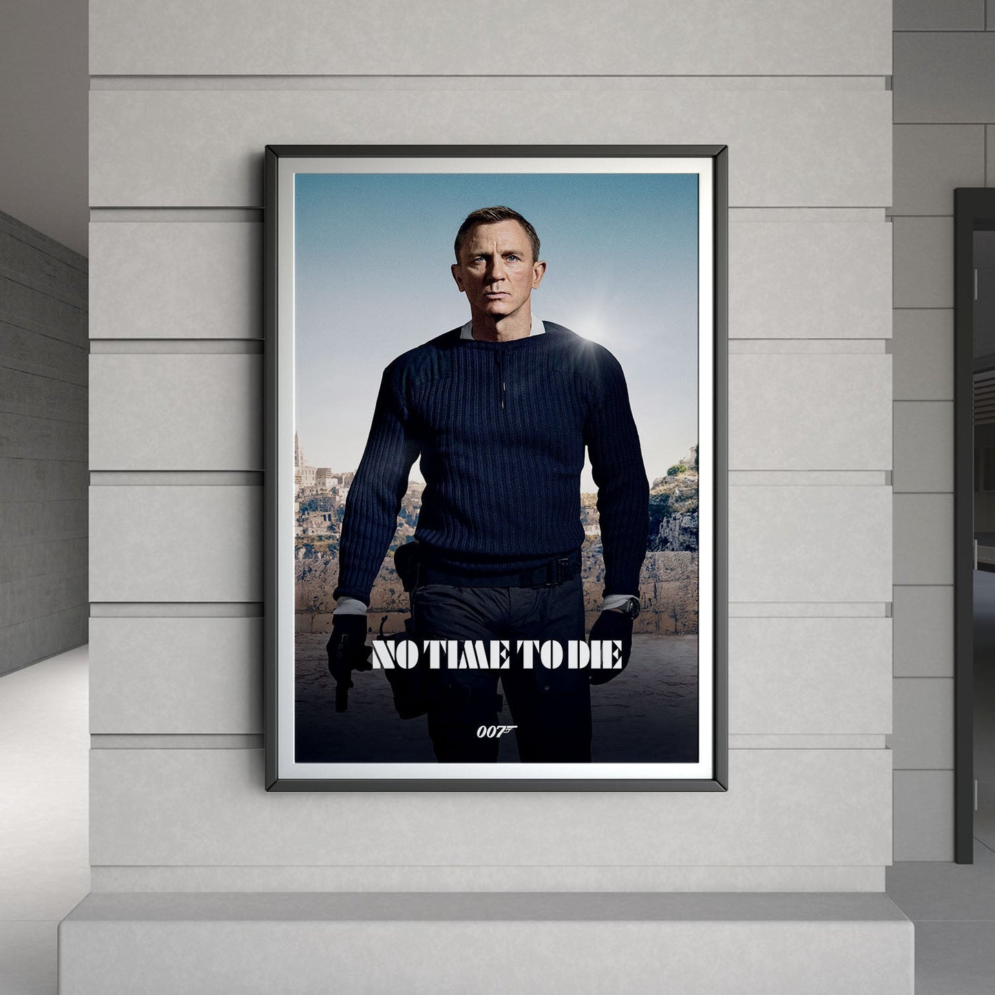 Flex Designs Poster No Time to Die Classic 8 x 10" Home Goods - Movie 2021 Movie Poster