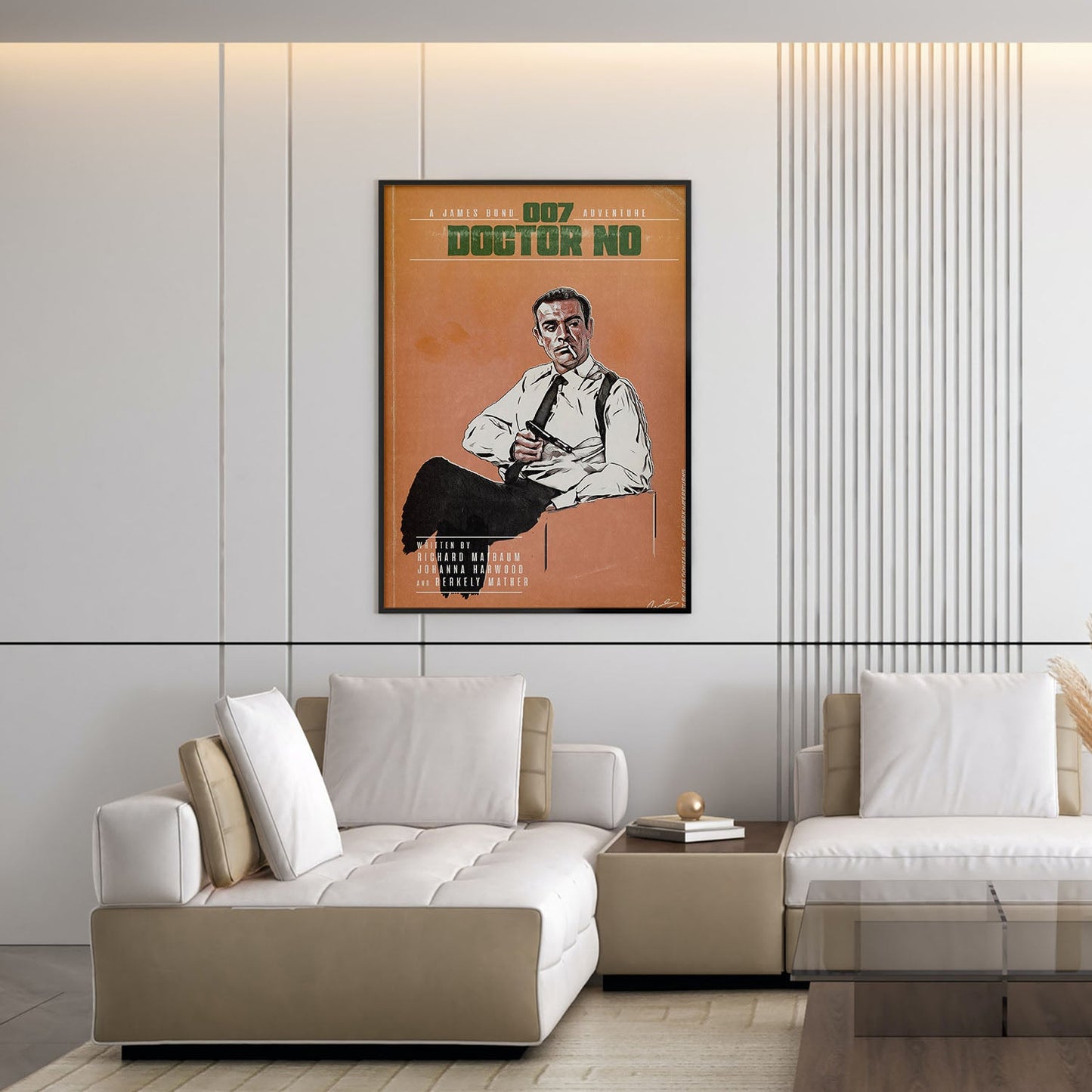 Flex Designs Poster Dr No Minimalist 5 x 7" Home Goods - Movie 1962 Movie Poster