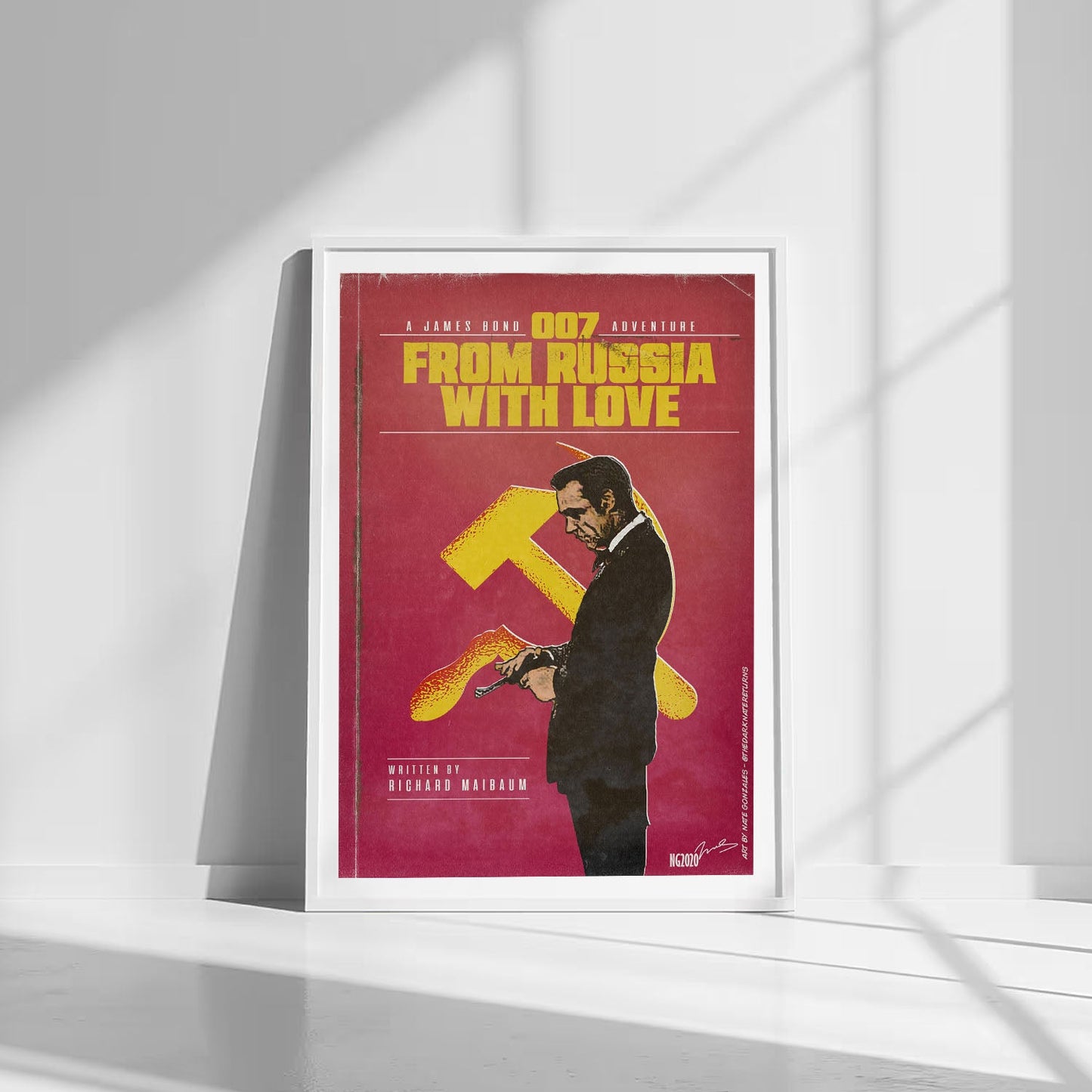 Flex Designs Poster From Russia with Love Minimalist 8 x 10" Home Goods - Movie 1963 Movie Poster