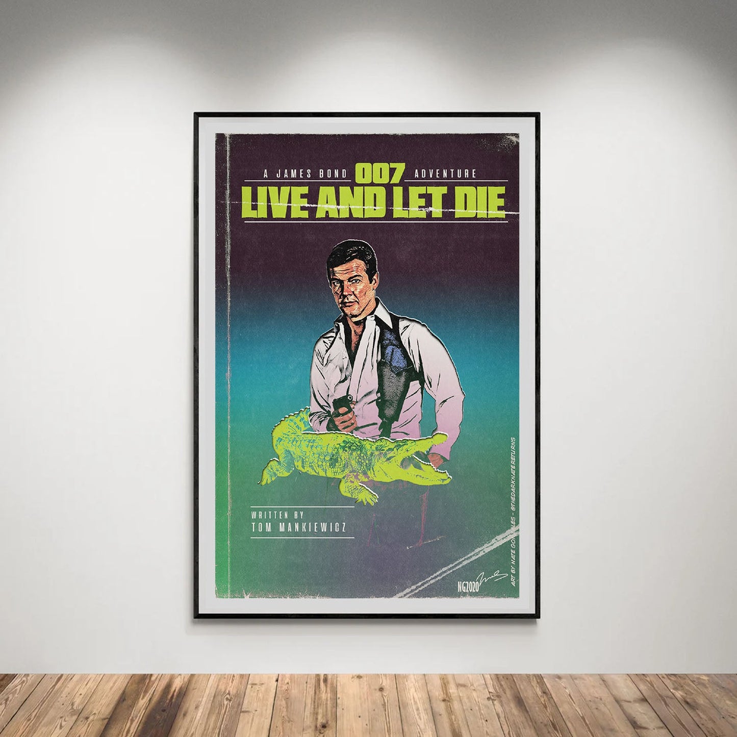 Flex Designs Poster Live and Let Die Minimalist 5 x 7" Home Goods - Movie 1973 Movie Poster