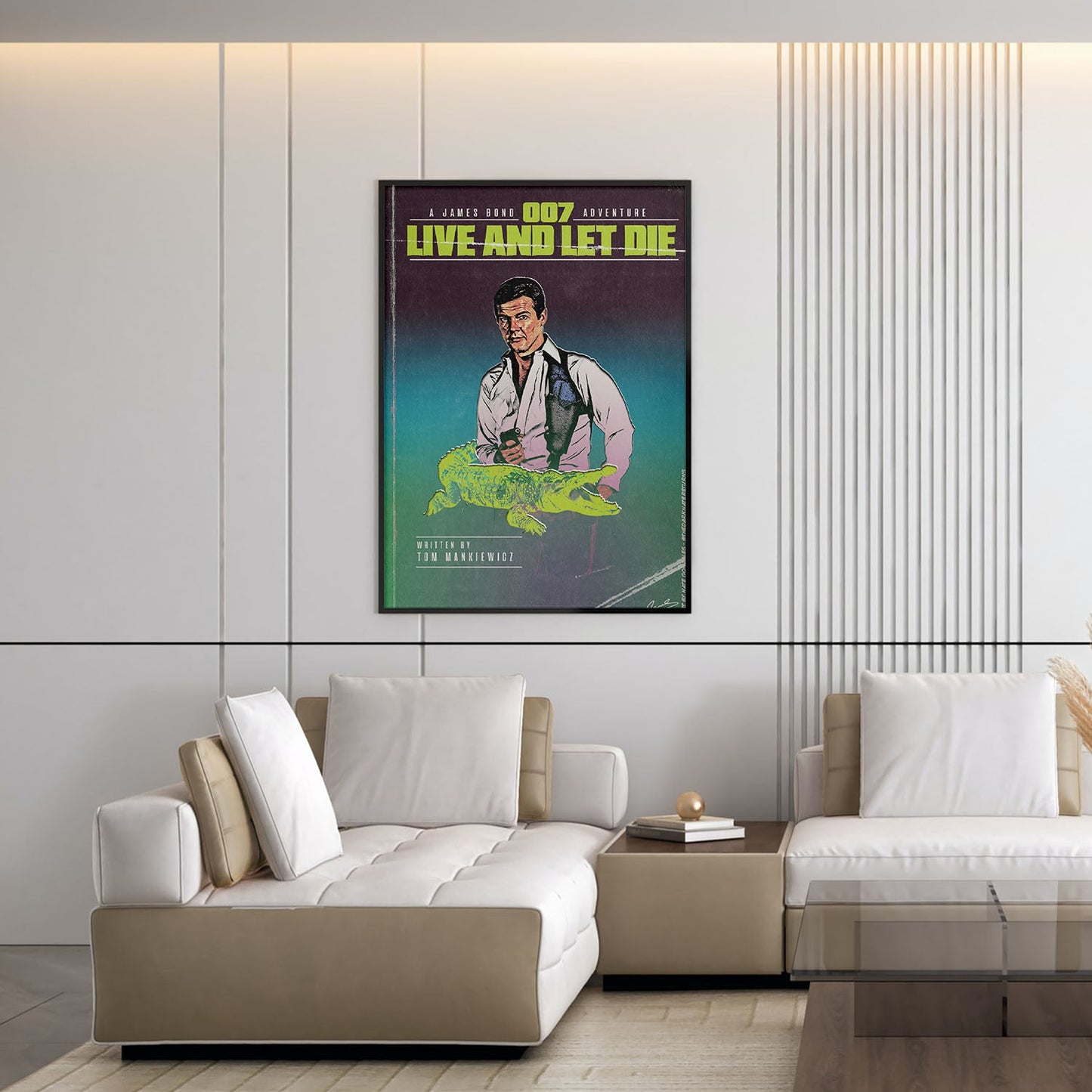 Flex Designs Poster Live and Let Die Minimalist 5 x 7" Home Goods - Movie 1973 Movie Poster
