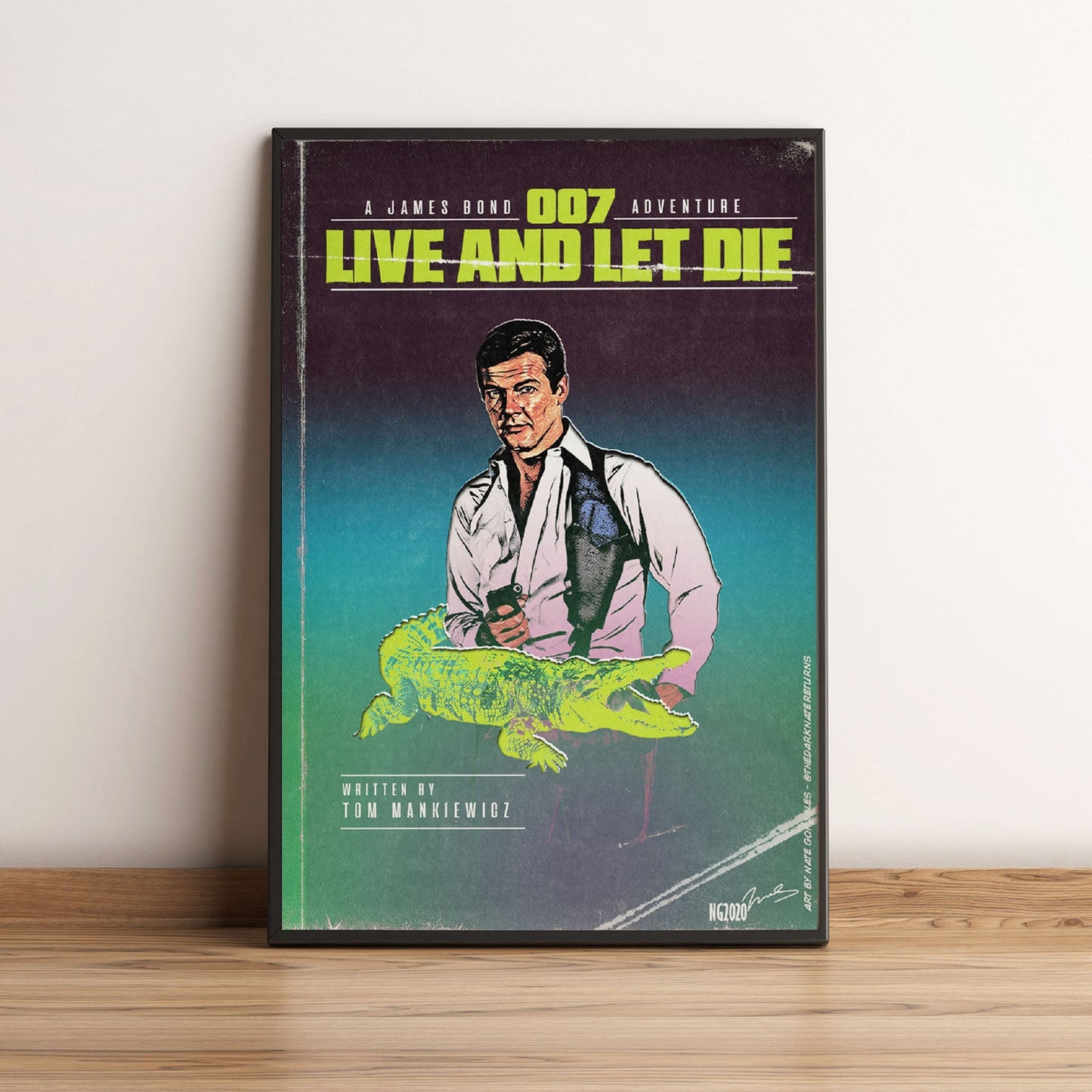 Flex Designs Poster Live and Let Die Minimalist 5 x 7" Home Goods - Movie 1973 Movie Poster