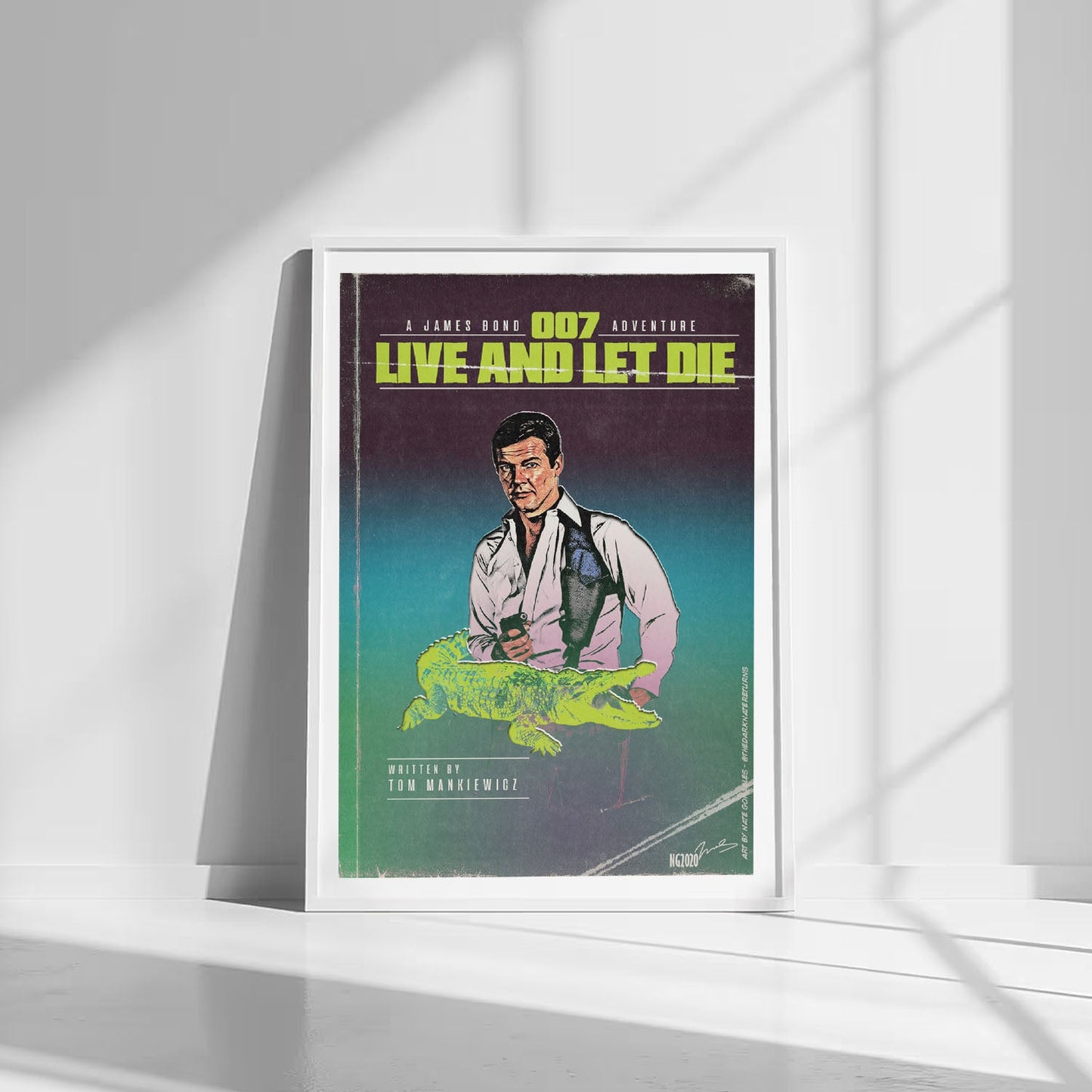 Flex Designs Poster Live and Let Die Minimalist 8 x 10" Home Goods - Movie 1973 Movie Poster