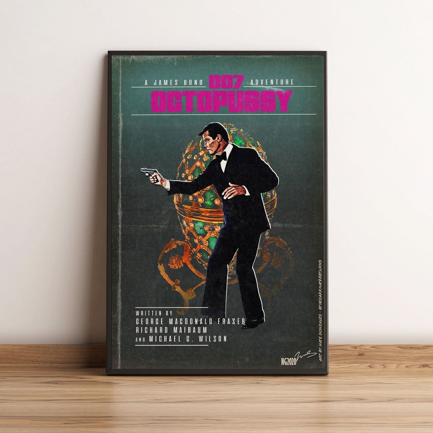 Flex Designs Poster Octopussy Minimalist 5 x 7" Home Goods - Movie 1983 Movie Poster