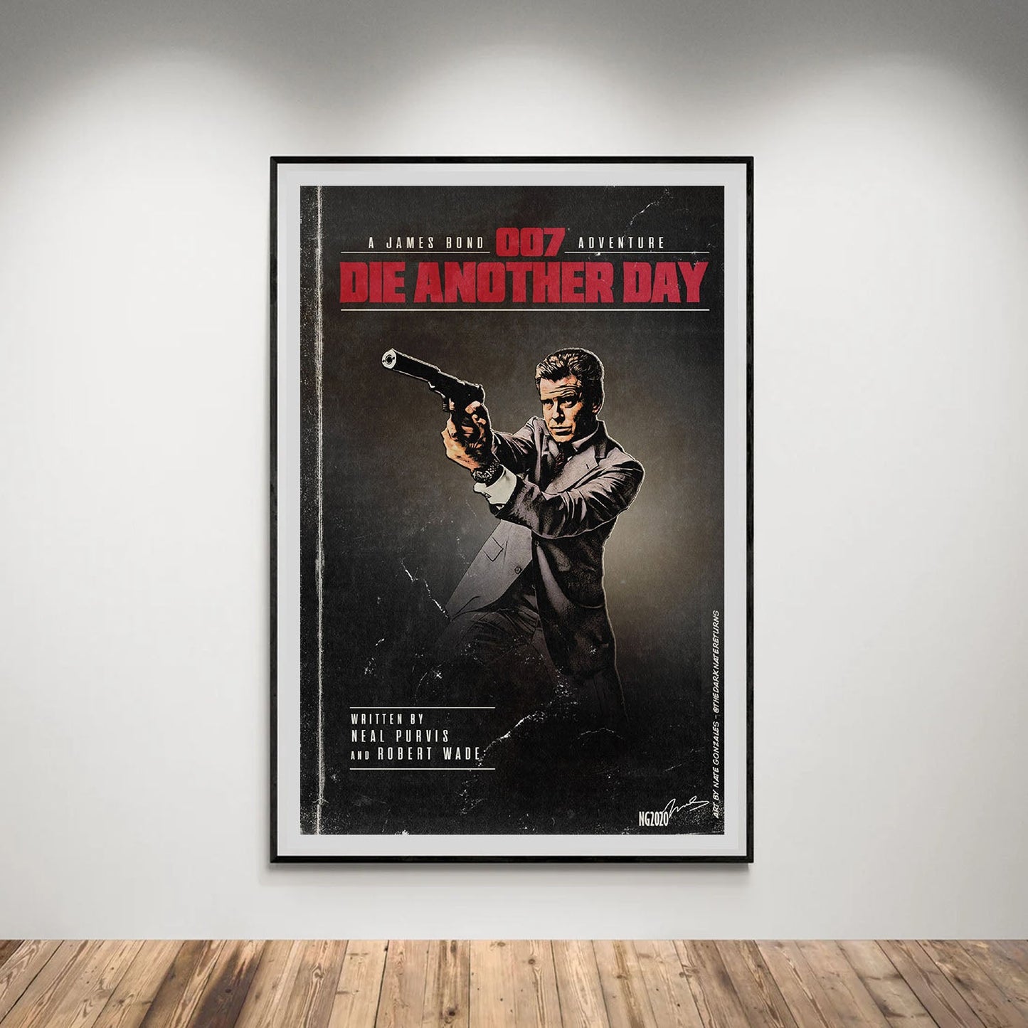 Flex Designs Poster Die Another Day Minimalist 5 x 7" Home Goods - Movie 2002 Movie Poster
