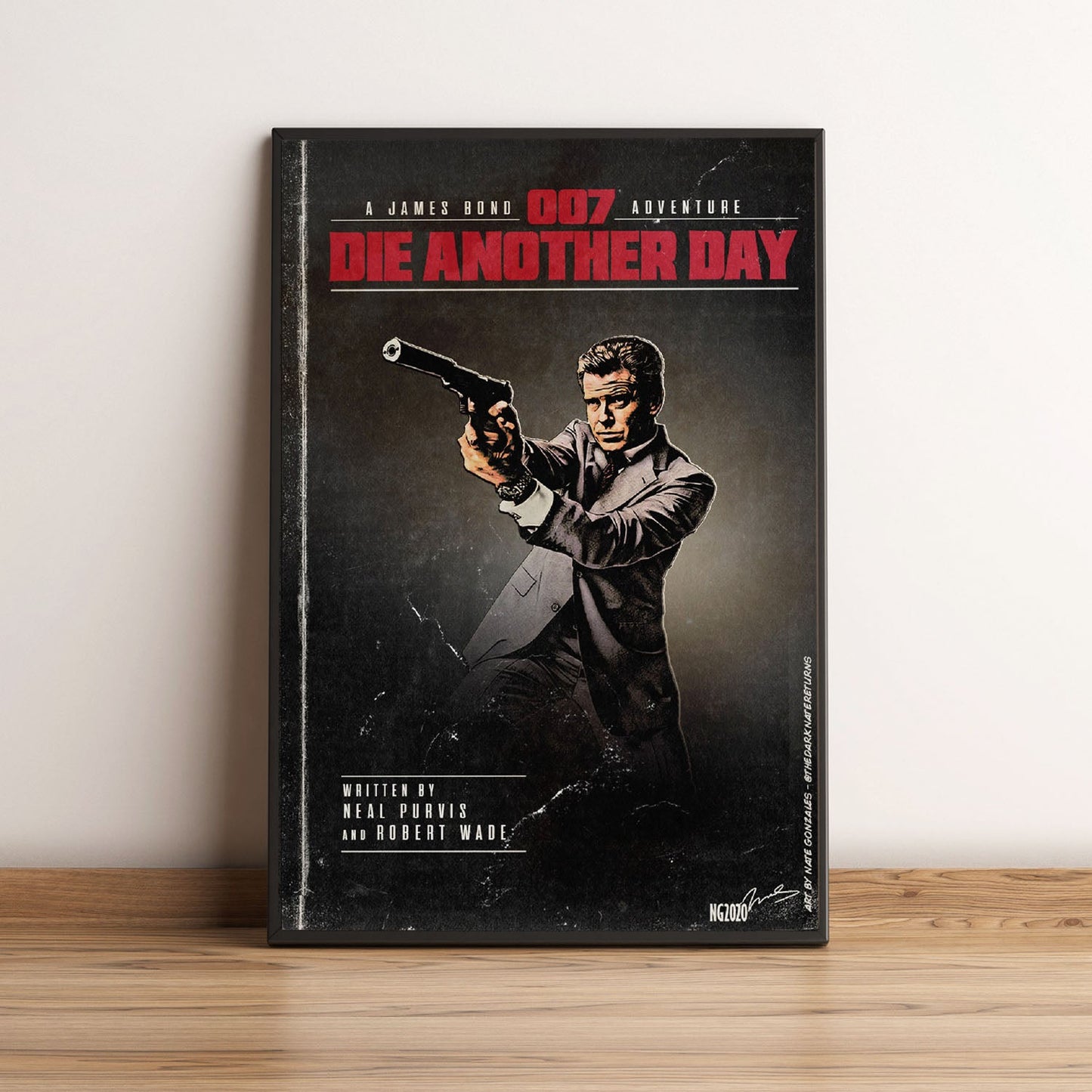 Flex Designs Poster Die Another Day Minimalist 5 x 7" Home Goods - Movie 2002 Movie Poster