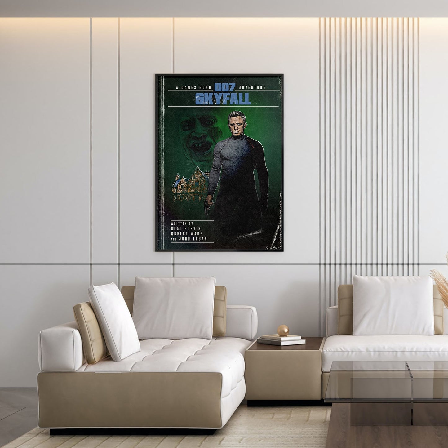 Flex Designs Poster Skyfall Minimalist 5 x 7" Home Goods - Movie 2012 Movie Poster