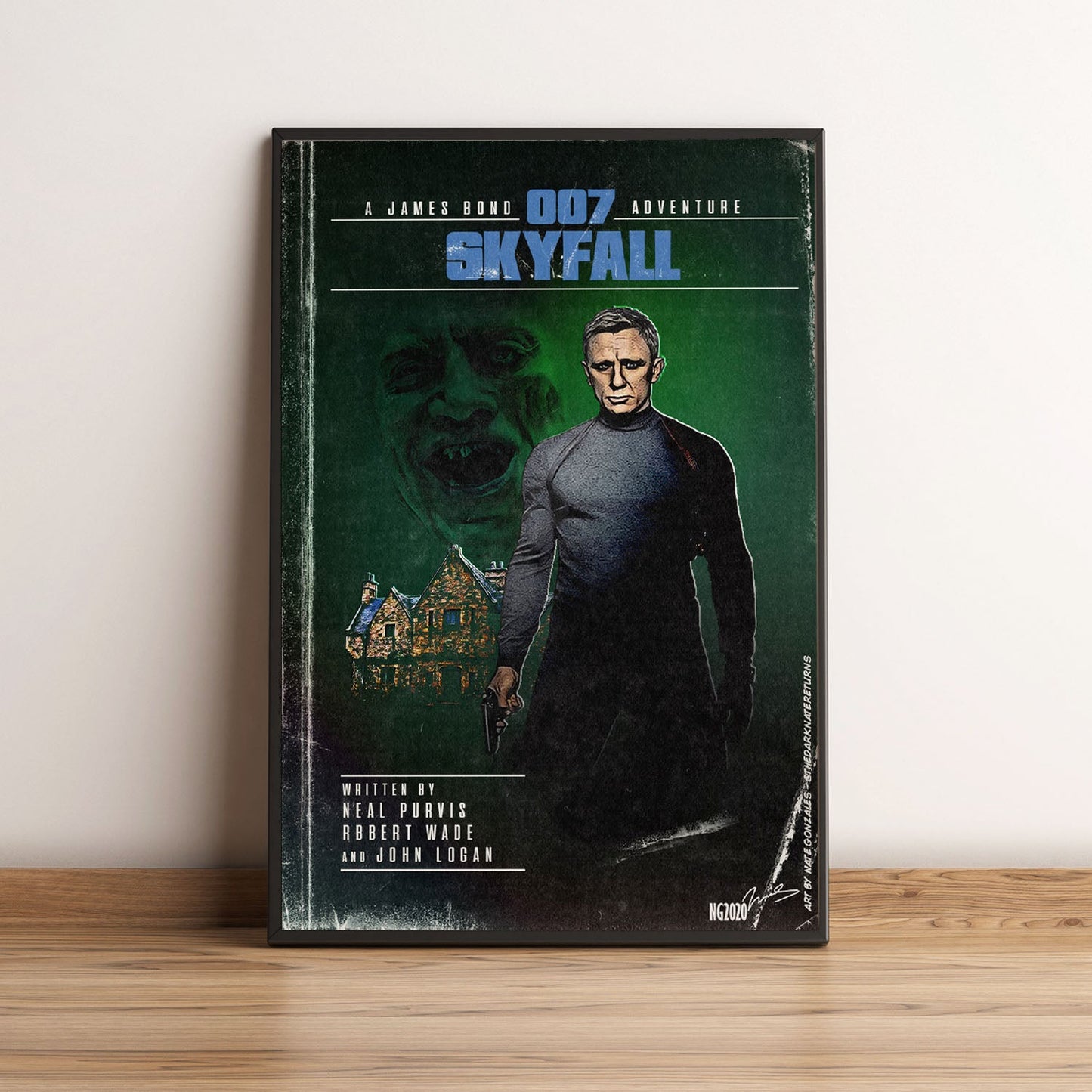 Flex Designs Poster Skyfall Minimalist 5 x 7" Home Goods - Movie 2012 Movie Poster