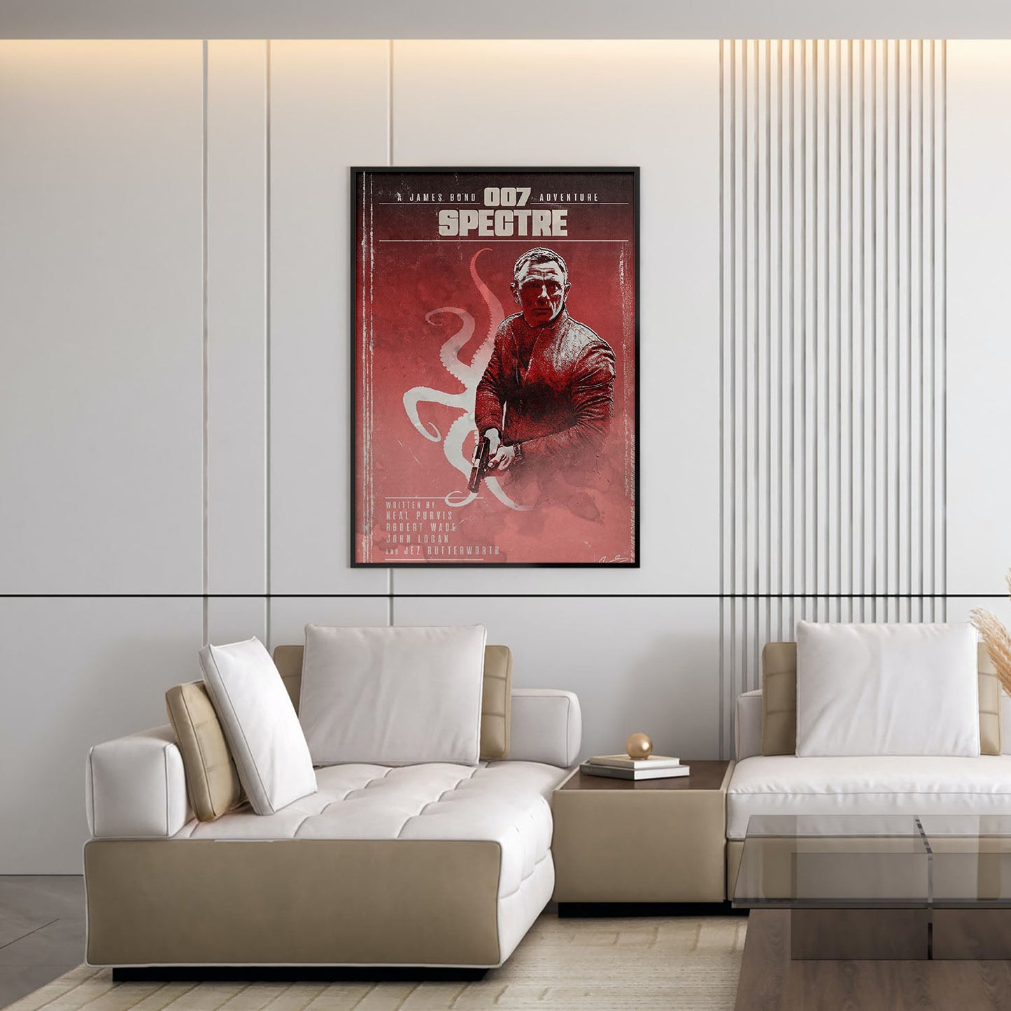 Flex Designs Poster Spectre Minimalist 5 x 7" Home Goods - Movie 2015 Movie Poster