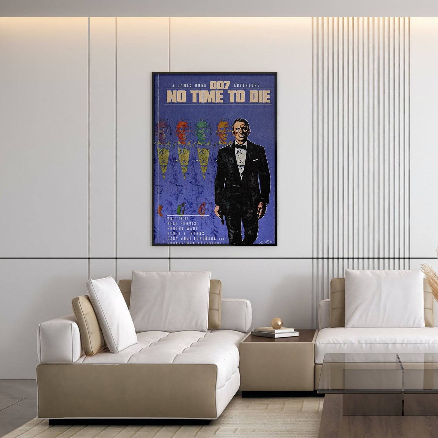 Flex Designs Poster No Time to Die Minimalist 5 x 7" Home Goods - Movie 2021 Movie Poster