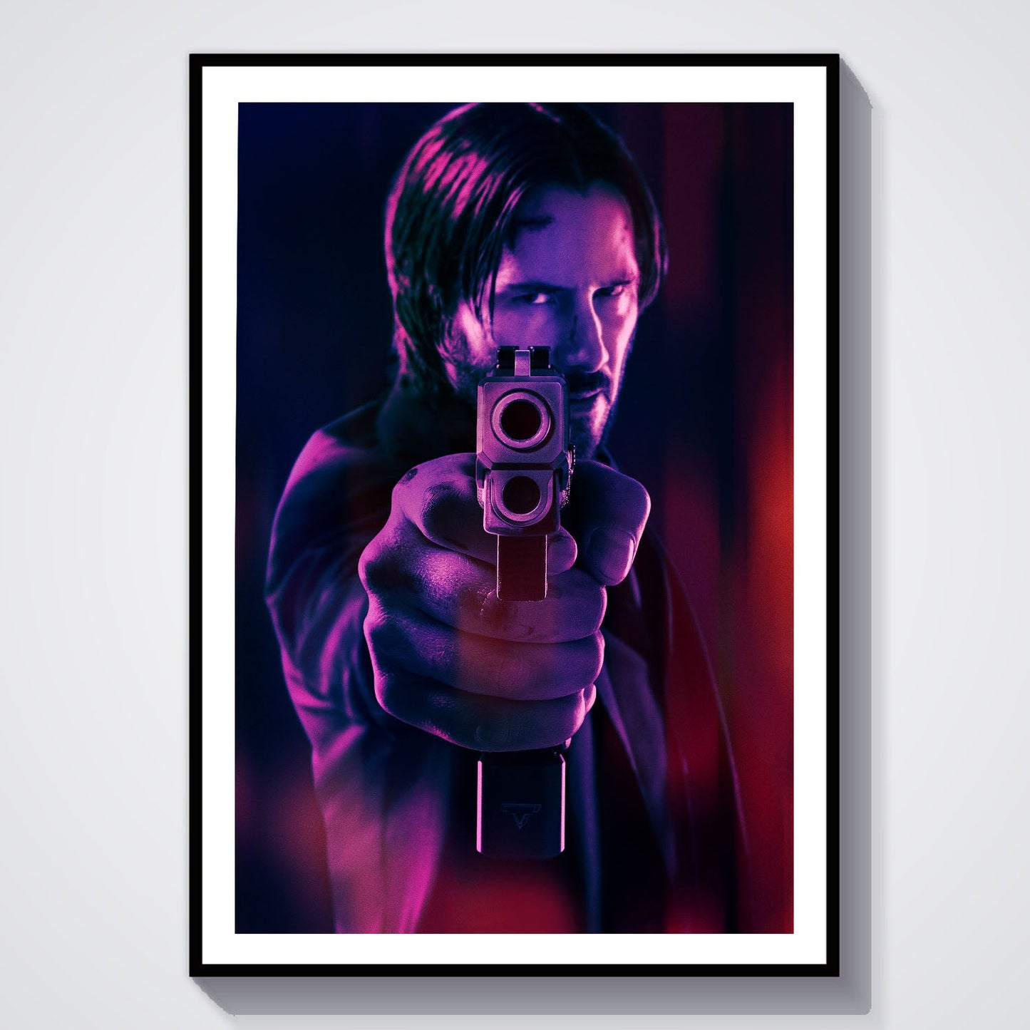 Flex Designs Poster John Wick - Chapter 2 Key Art 8 x 10" Home Goods - Movie 2017 Movie Poster