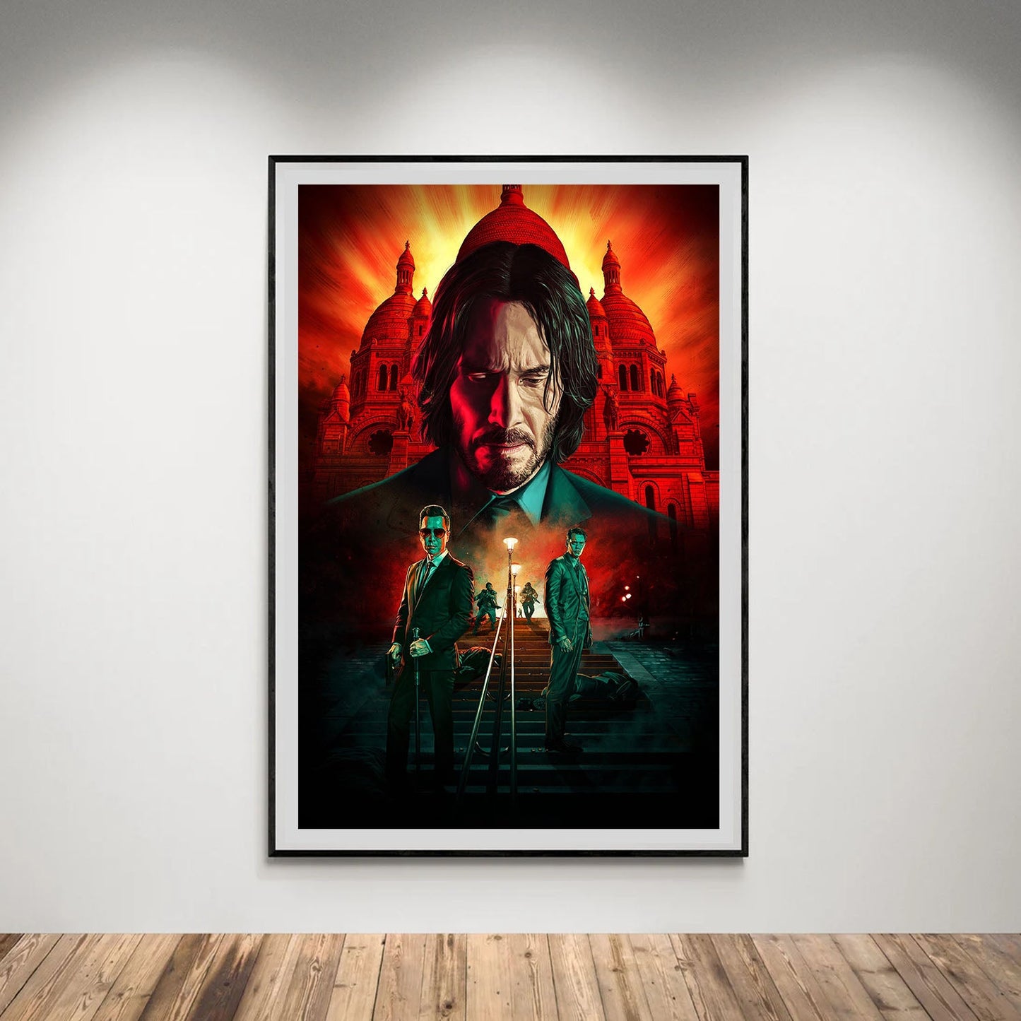 Flex Designs Poster John Wick - Chapter 4 Key Art 5 x 7" Home Goods - Movie 2023 Movie Poster