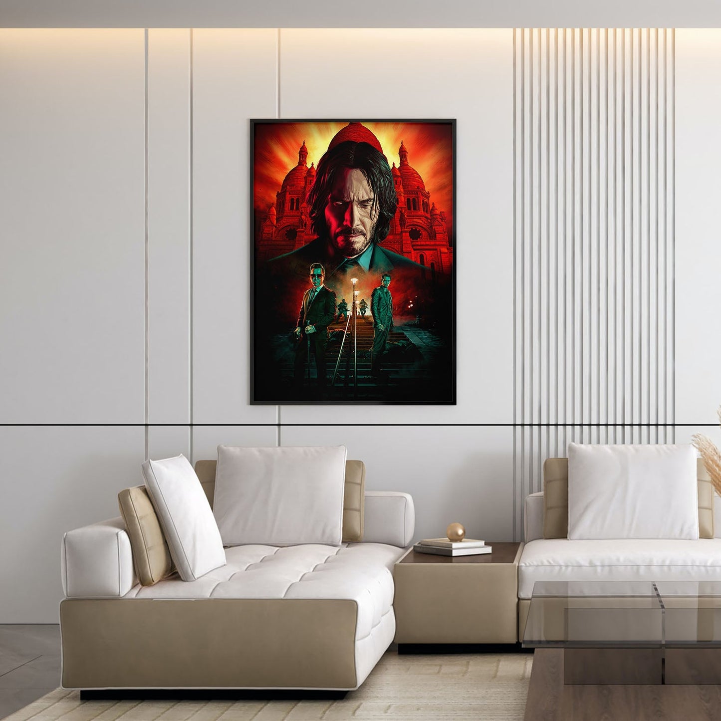 Flex Designs Poster John Wick - Chapter 4 Key Art 5 x 7" Home Goods - Movie 2023 Movie Poster